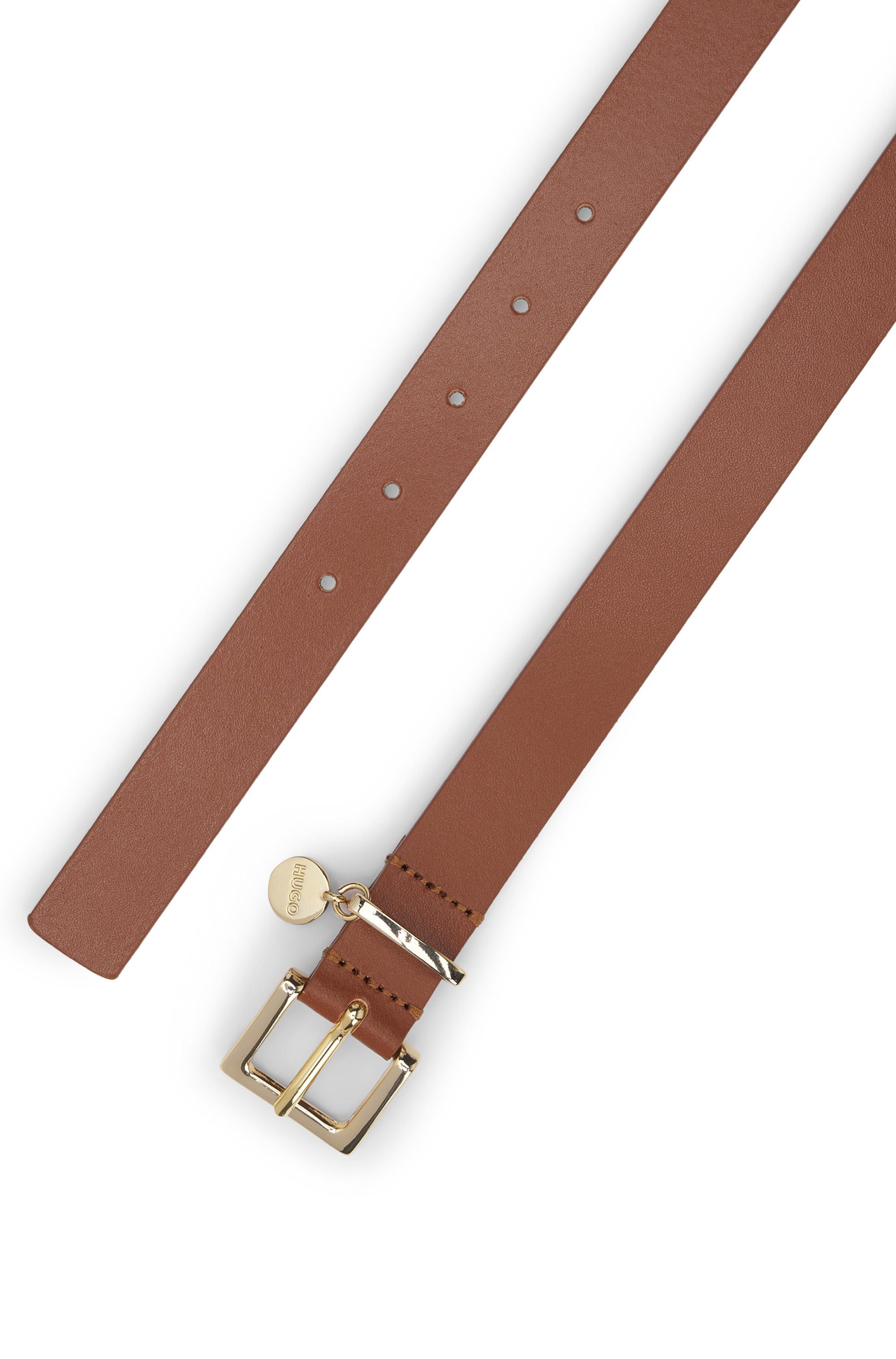 HUGO Ledergürtel Amelia-G Sz25 Stilvoller Verschluss mit Logo Anhänger