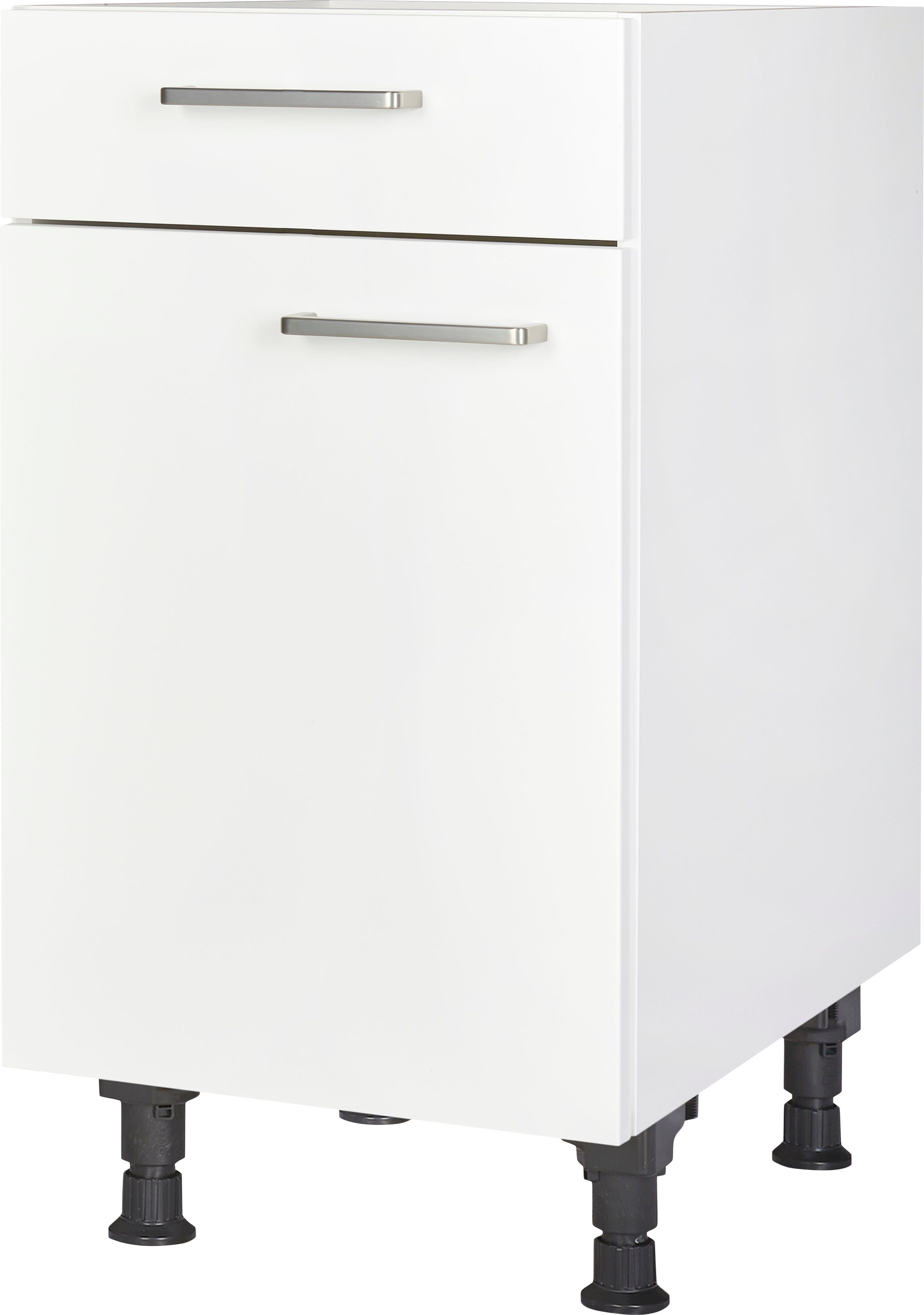 nobilia® Unterschrank "Touch", Ausrichtung wählbar, vormontiert, in den Breiten 30, 45 und 60 cm Breite, mit höhenverstellbaren Sockelfüßen, vormontiert