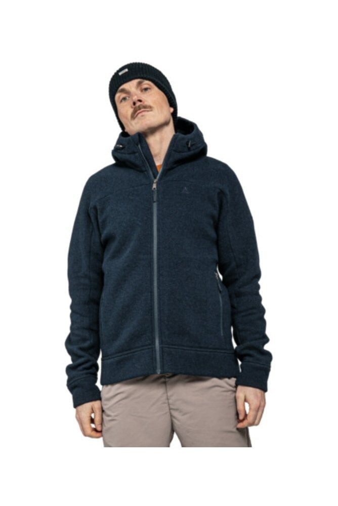 Schöffel Fleecejacke Lakefield Hoody mit Kapuze (atmungsaktiv, warm) dunkel günstig online kaufen