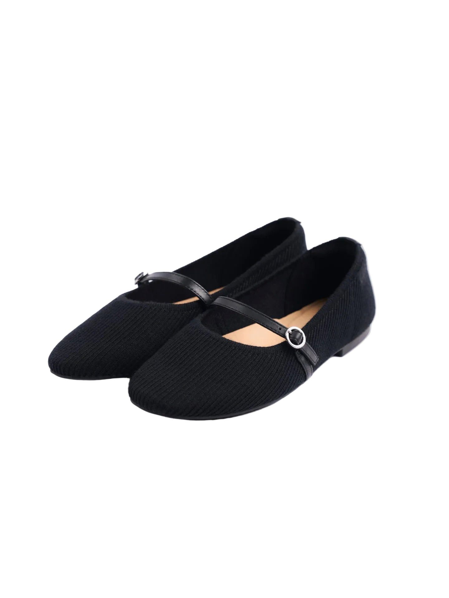 GOBI Cashmere Strick-Ballerinas aus mercerisierter Wolle und Kaschmir Ballerina
