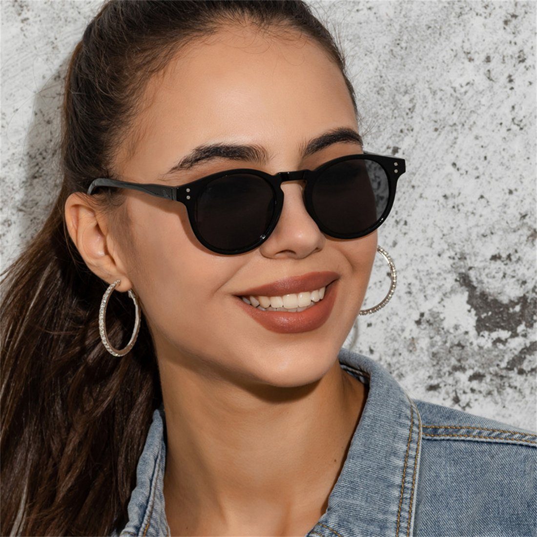 DÖRÖY Sonnenbrille Vintage-Sonnenbrillen für Männer und Frauen, Mode-Sonnenbrillen