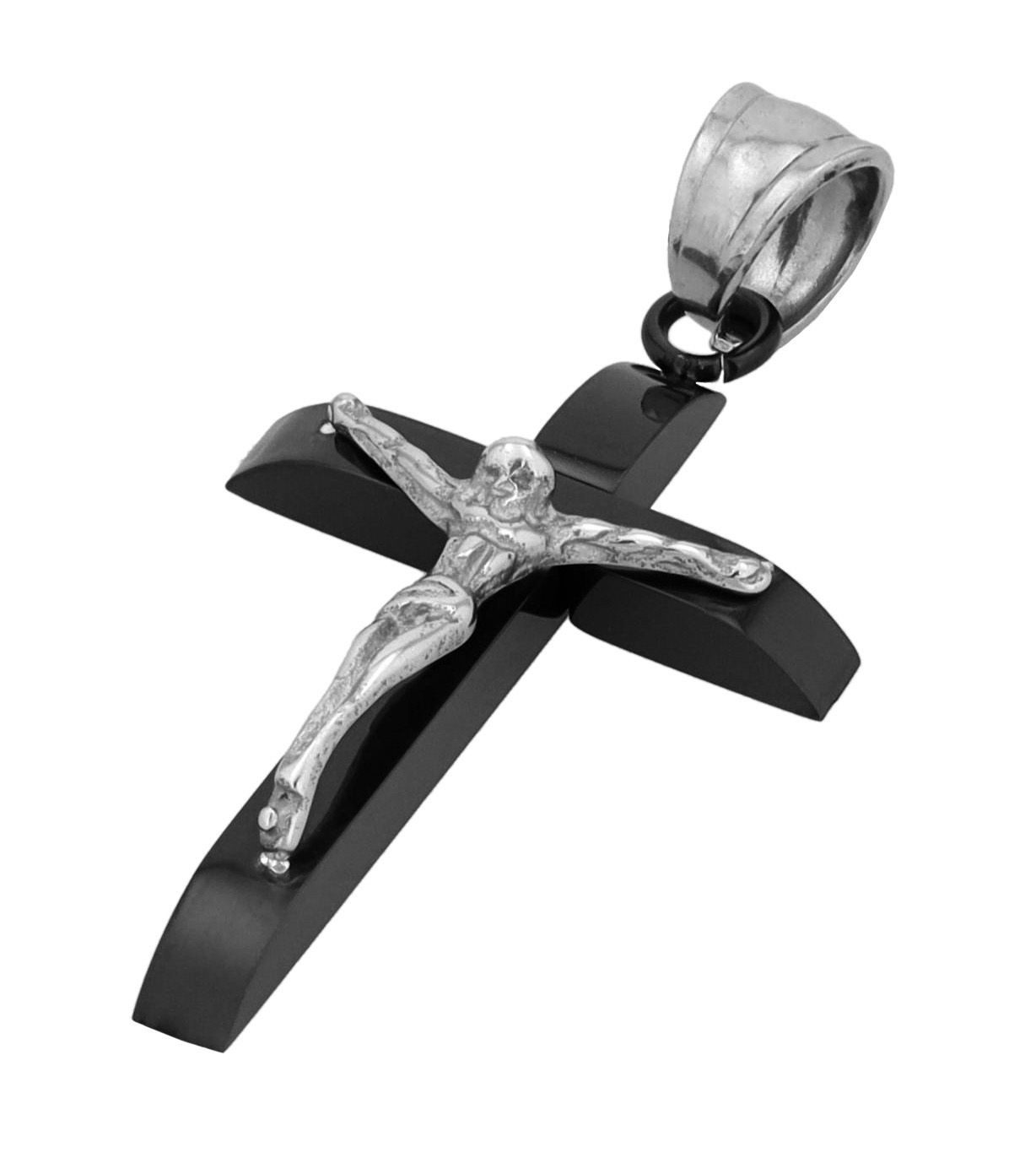 Kettenanhänger Anhänger – Kreuz Kreuzanhänger aus Edelstahl