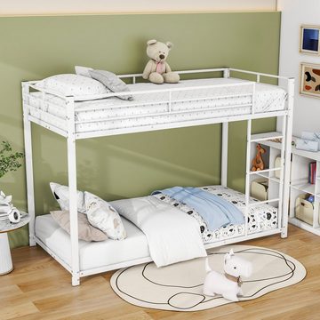 REDOM Etagenbett Bett Funktionsbett Kinderbetten Eisenbetten (Eisenetagenbetten in klassischer Form 90x200 cm), ohne Matratze
