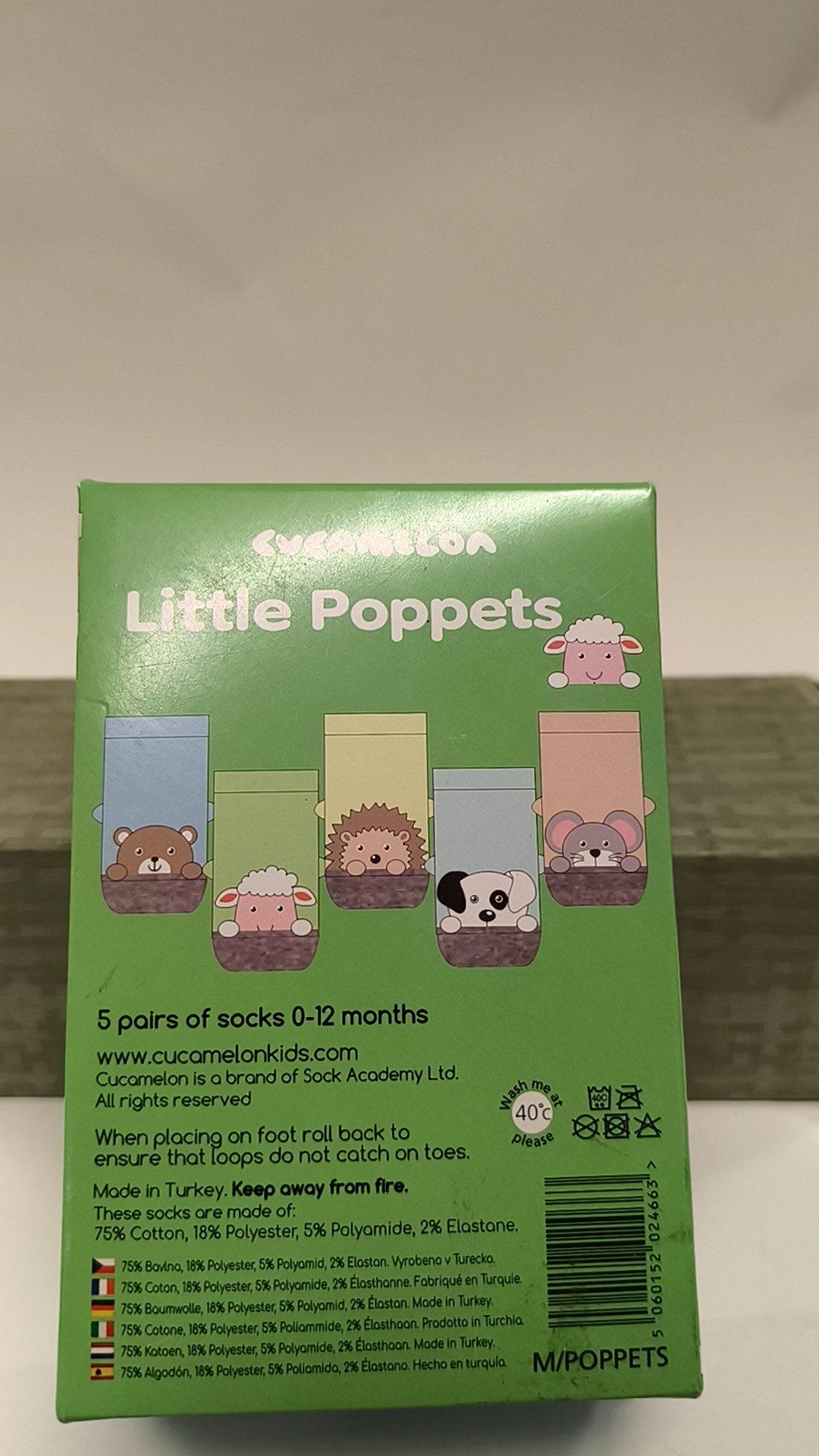 Cucamelon Freizeitsocken Tierbabys Cucamelon Socken für Babys (5 Paar)