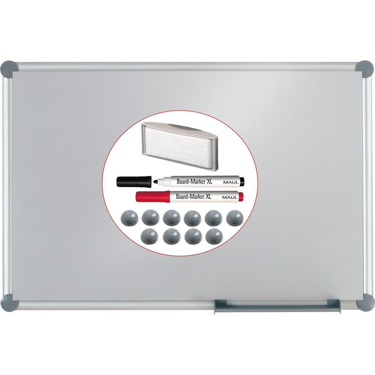 MAUL Tafel MAULpro 90,0 x 60,0 cm silber kunststoffbeschichteter Stahl