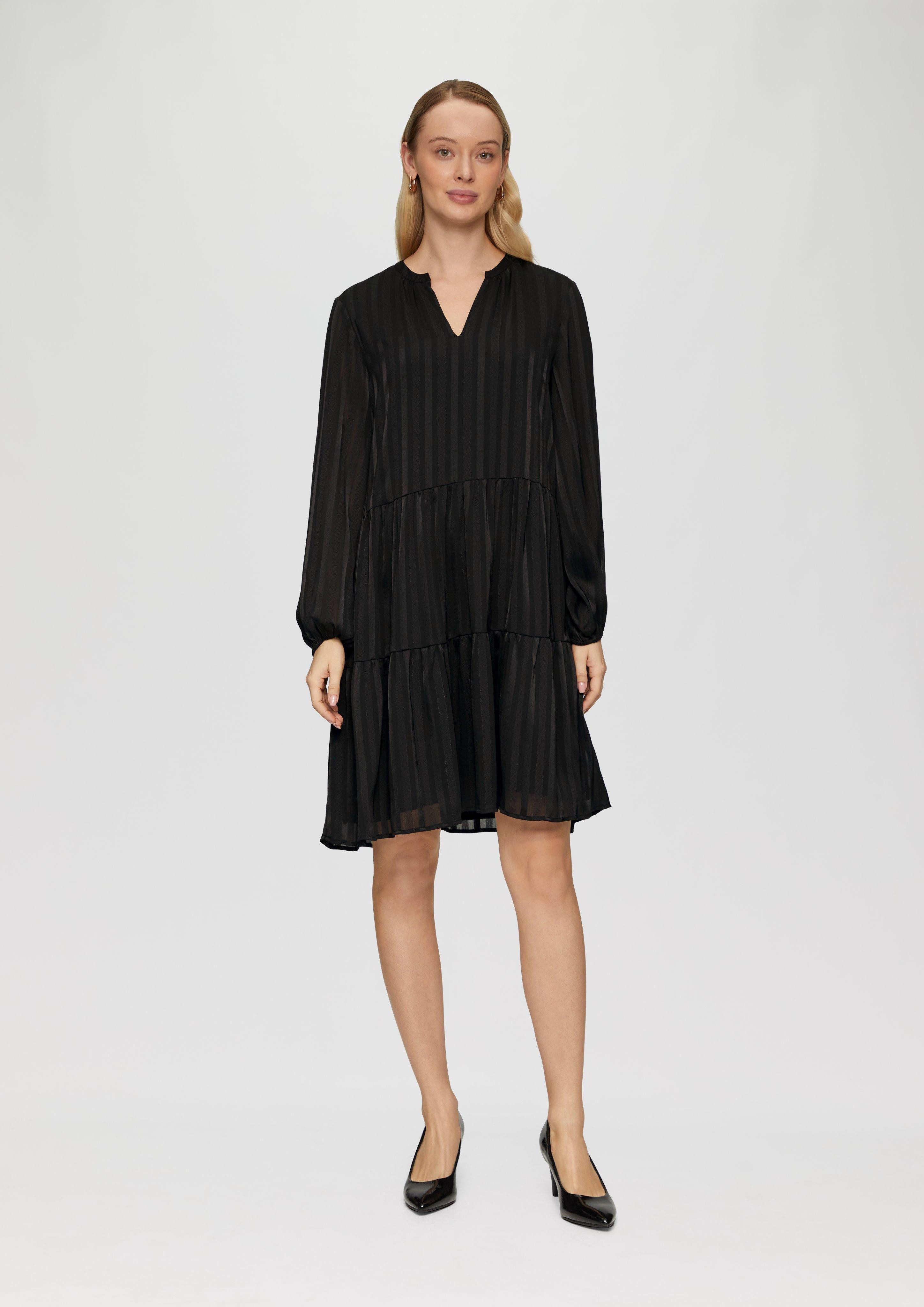 s.Oliver BLACK LABEL Minikleid Volantkleid aus günstig online kaufen