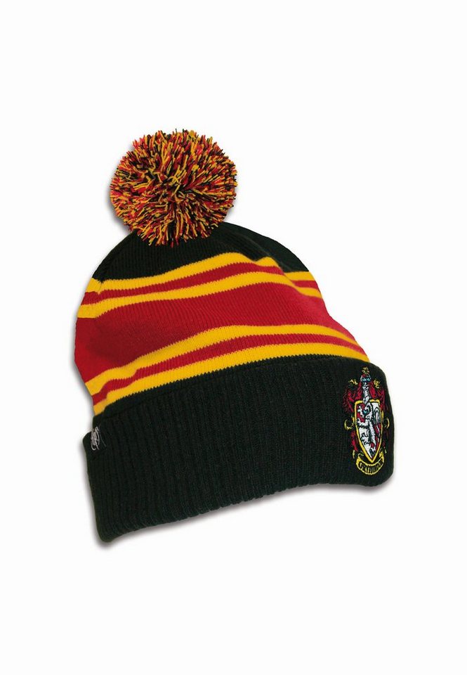 LOGOSHIRT Strickmütze Harry Potter - Gryffindor mit lizenzierter Stickerei