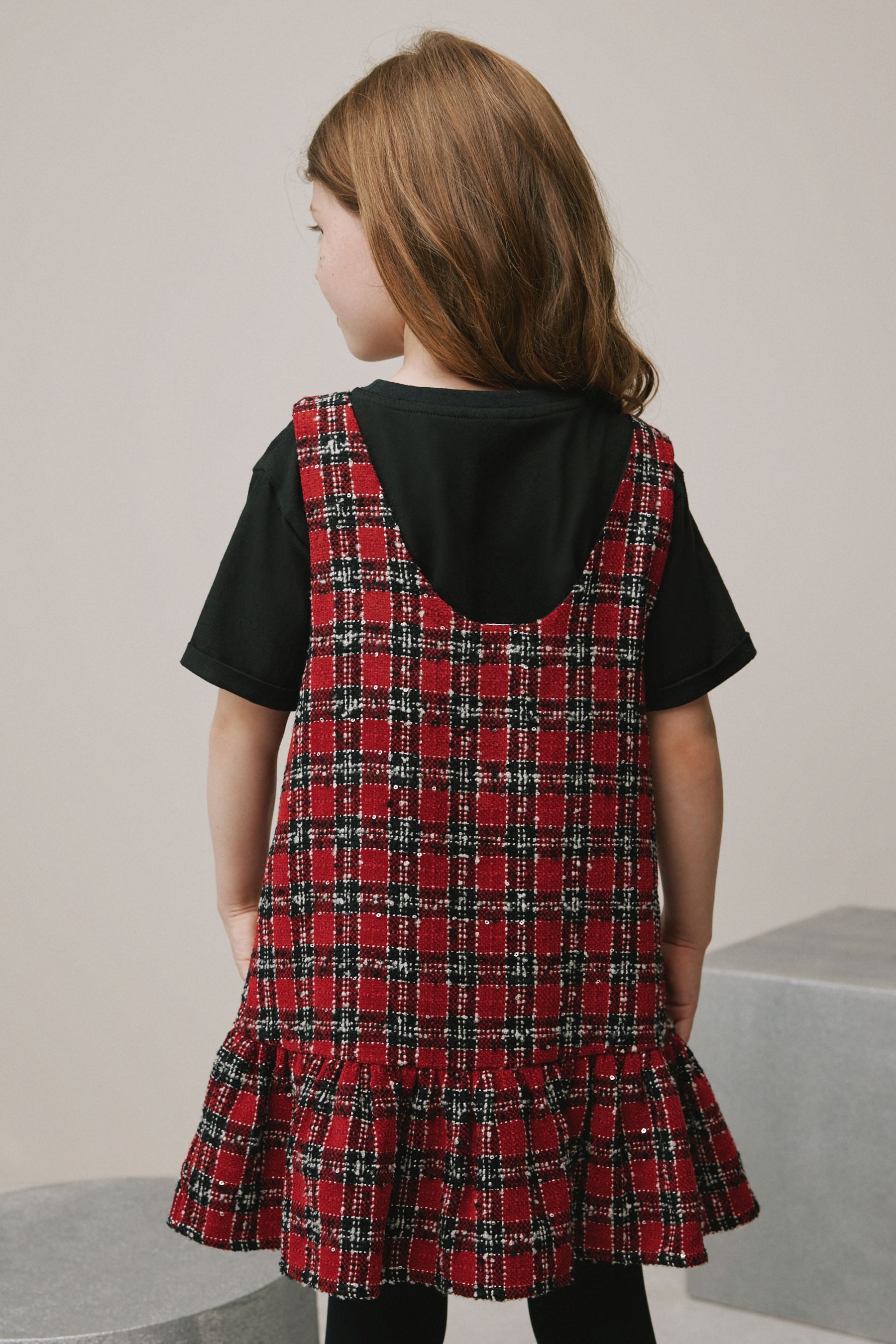 Next Shirtkleid Trägerkleid und T-Shirt im Set (2-tlg)