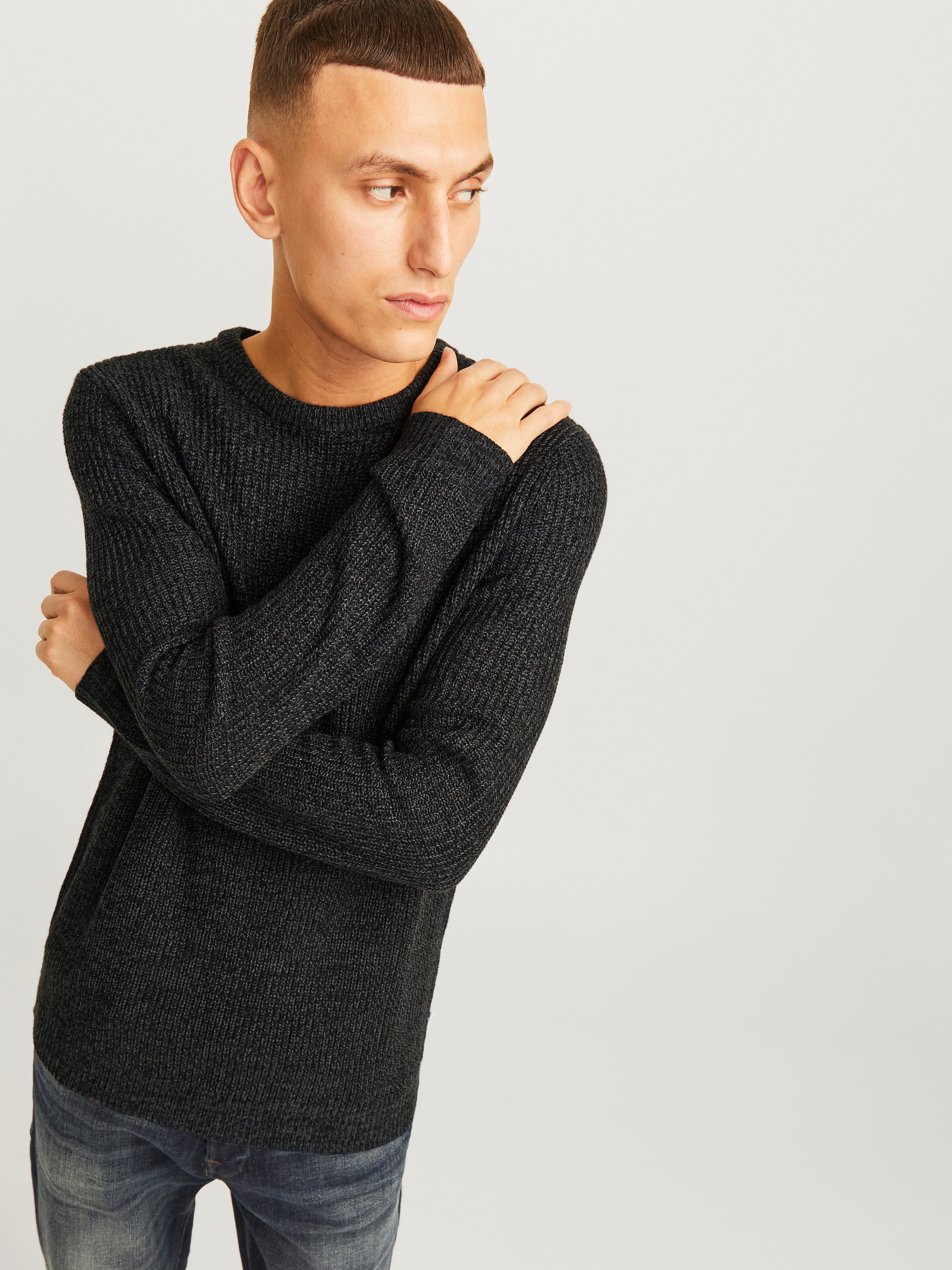 Jack & Jones Rundhalspullover JJELEWIS KNIT günstig online kaufen