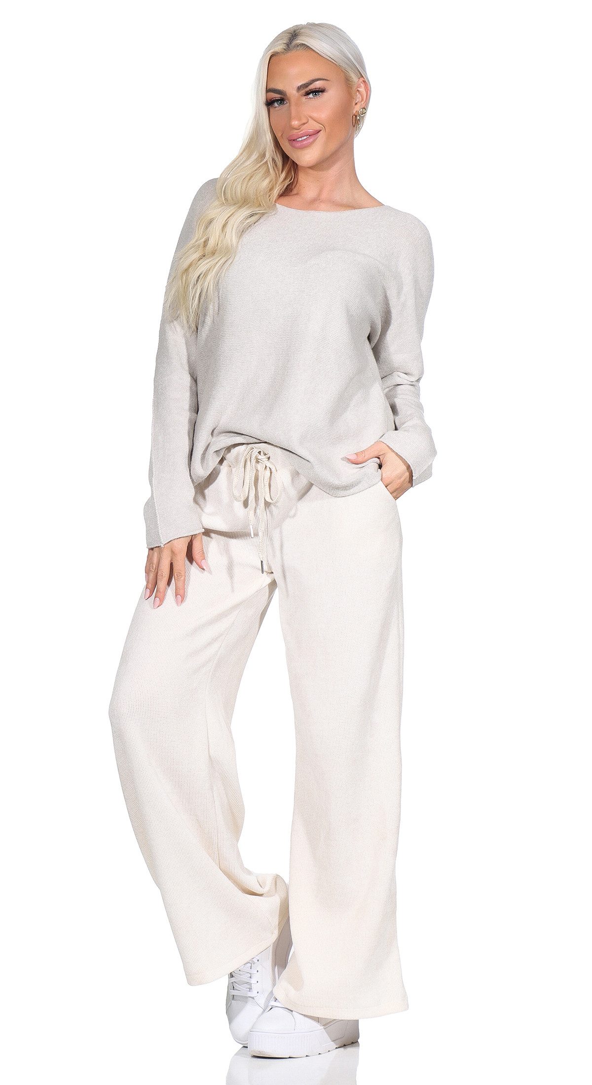 OriginalYou Cordhose Schlupfhose Damen Cordhose Freizeithose Soft Cord Damen Culotte weiches Cordgewebe mit Stretch