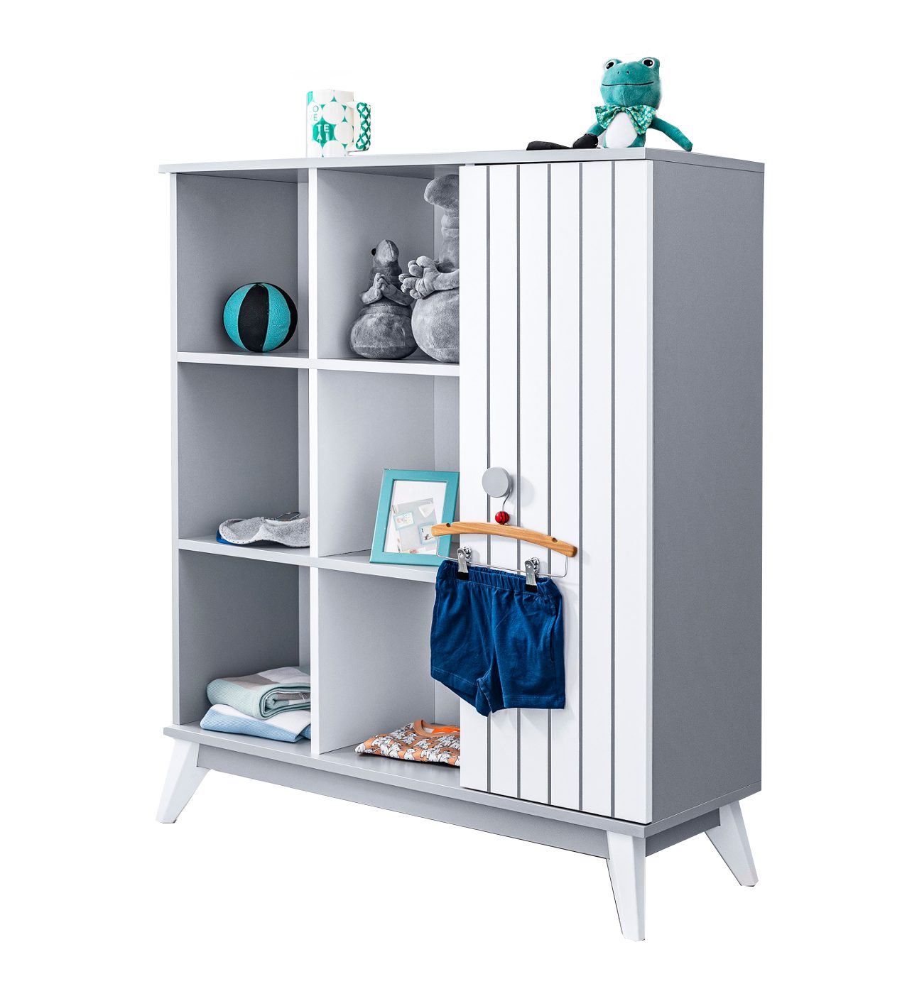 Möbel-Zeit Kommode Spielzeugkommode BIRD HOUSE