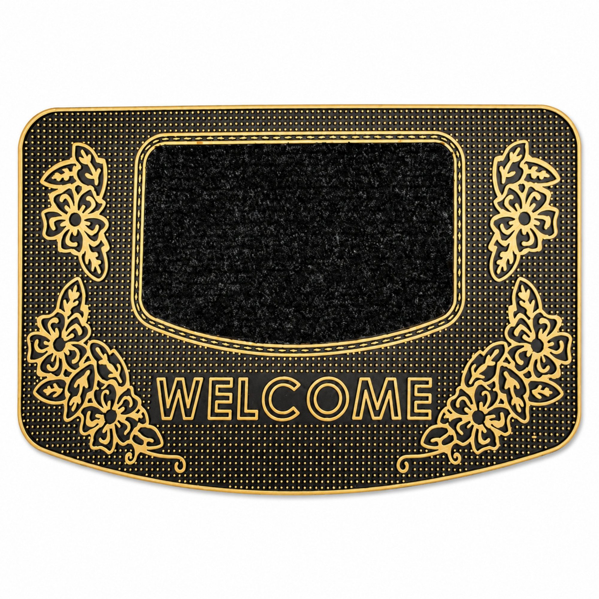 Forrlite Fußmatte Fußmatte 45 x 70 cm, dekorative Welcome Türmatte rutschhemmend, Schmutzfangmatte für Haustür,Flur,Balkon&Terrasse für Innen und Außen
