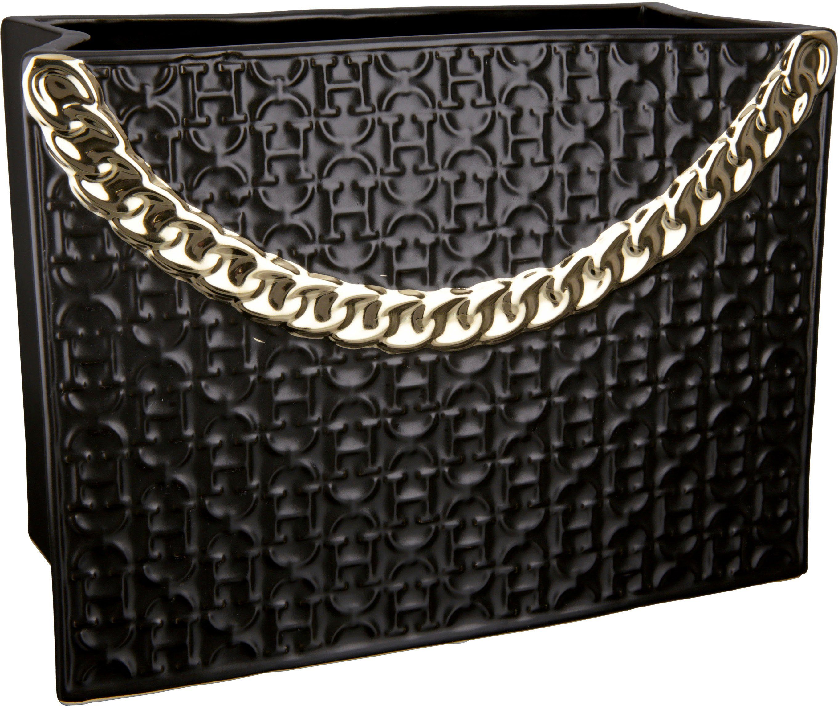 GILDE Tischvase Rom, Dekovase (1 St), Vase aus Keramik, in Handtaschenform, günstig online kaufen