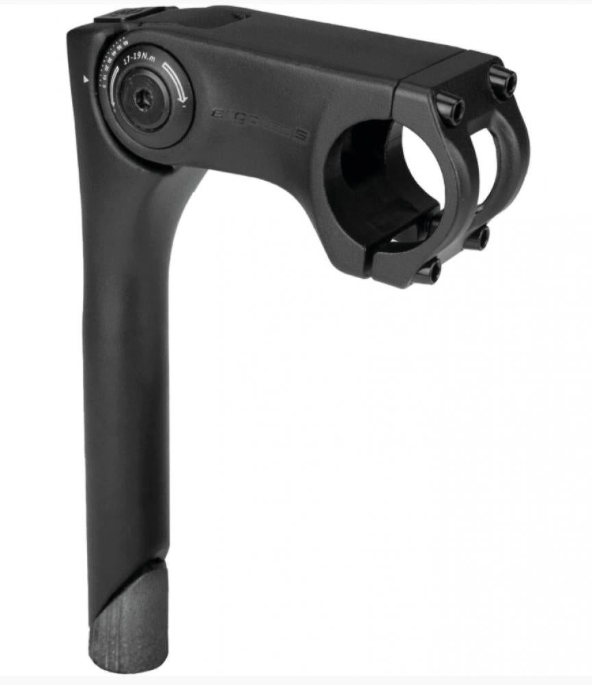 Humpert Fahrradlenker Humpert Schaftvorbau Sepia Ø 31,8/25,4 mm L 180/90 mm Aluminium