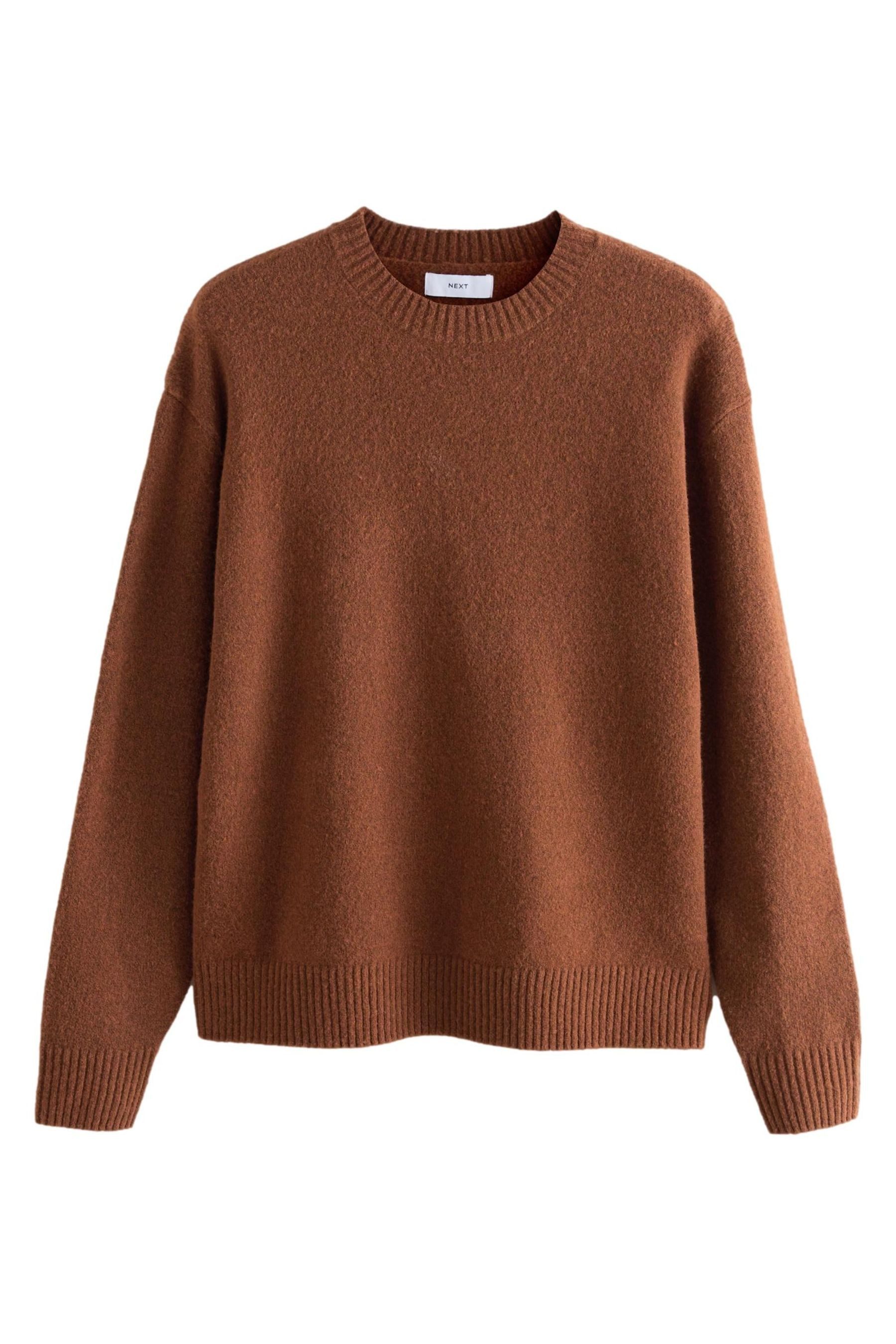 Next Rundhalspullover Relaxed Fit Kuscheliger Pullover mit Wollanteil (1-tl günstig online kaufen