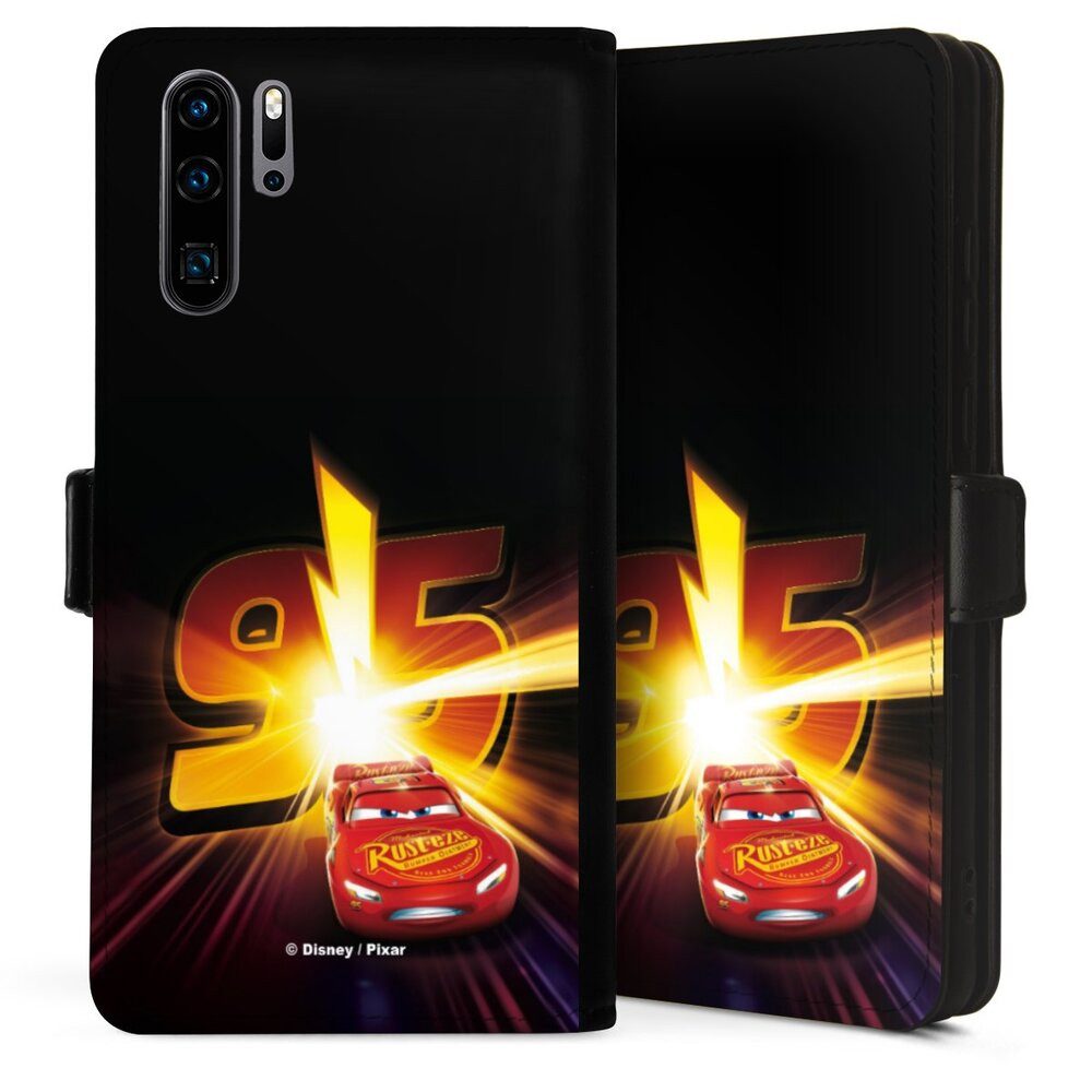 DeinDesign Handyhülle Offizielles Lizenzprodukt Cars Lightning Mcqueen 95 Cars3 Lightning 95, Huawei P30 Pro New Edition Hülle Flip Case Klapphülle