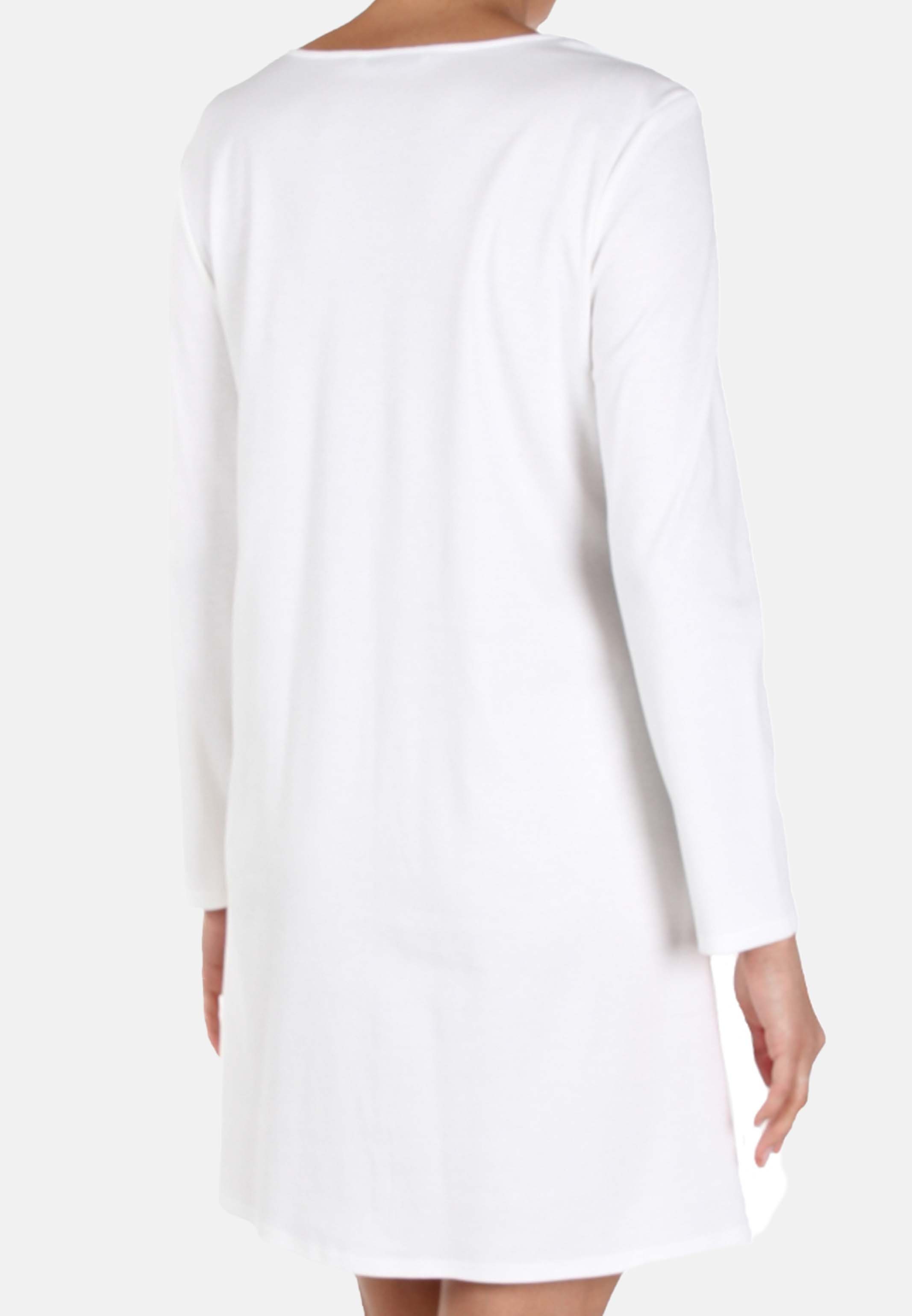 Féraud Nachthemd Basic (1-tlg) - Baumwolle langen mit Ärmeln Nachthemd Bigshirt - Champagner