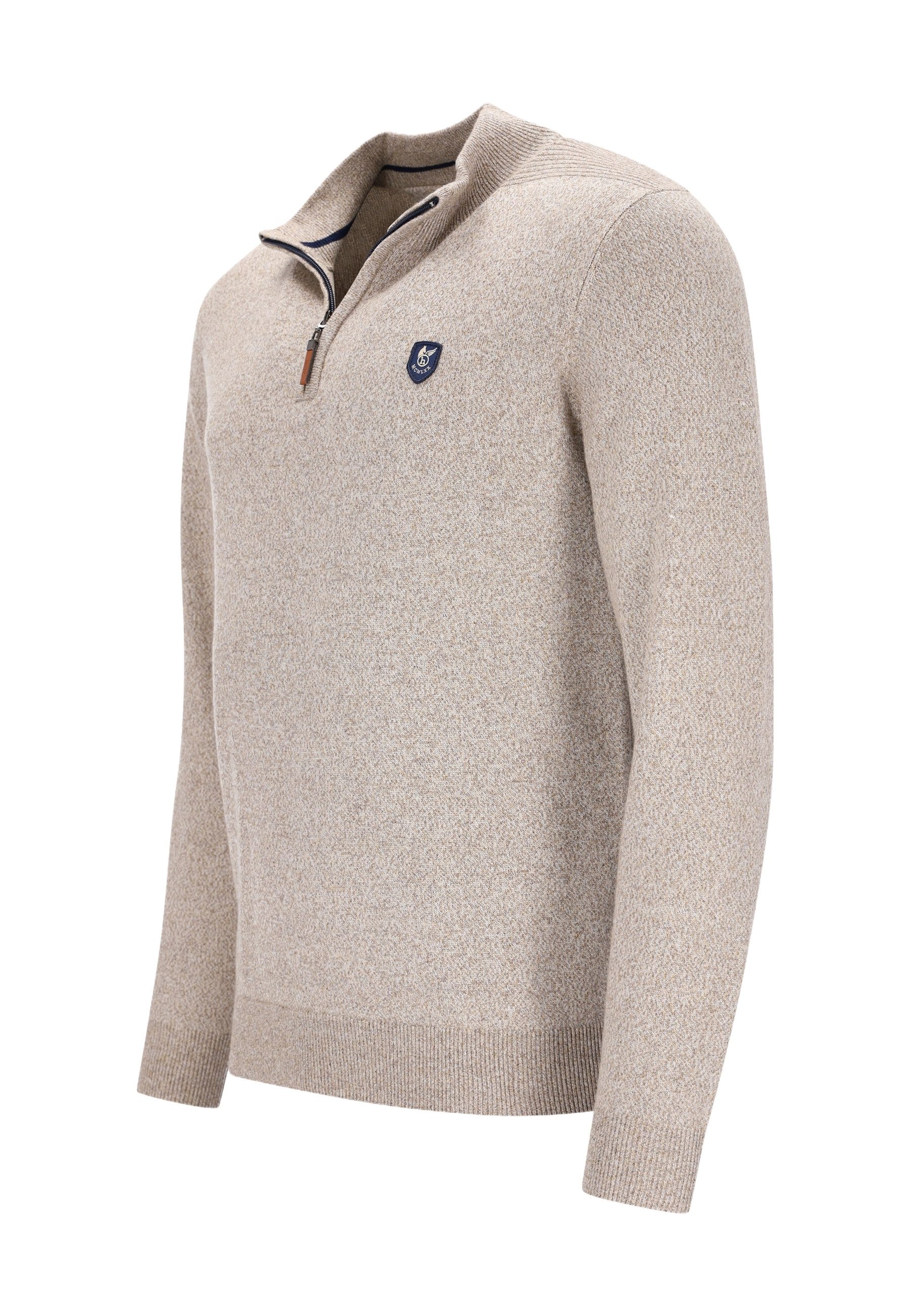 Hajo Troyer Pullover Jaspé Strickpullover Troyer (1-tlg)