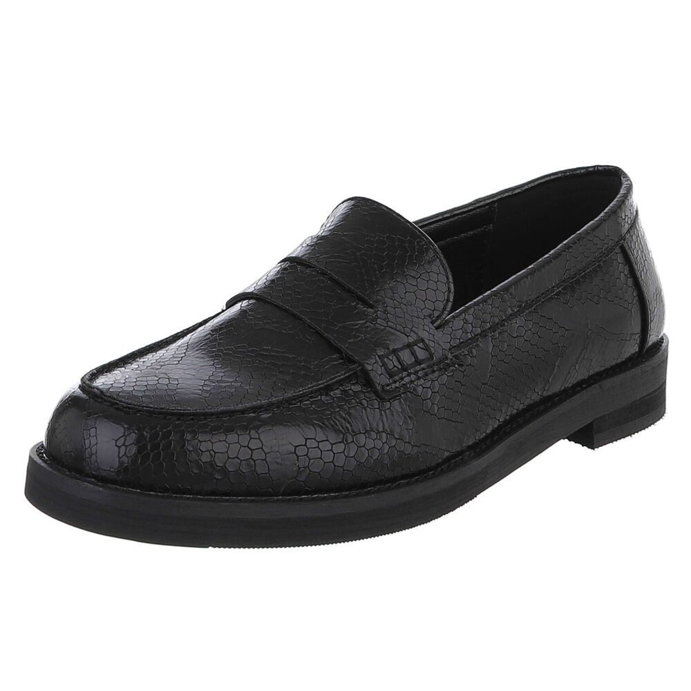 Eleganter Damenschuh mit einzigartiger Oberflächenstruktur Slipper