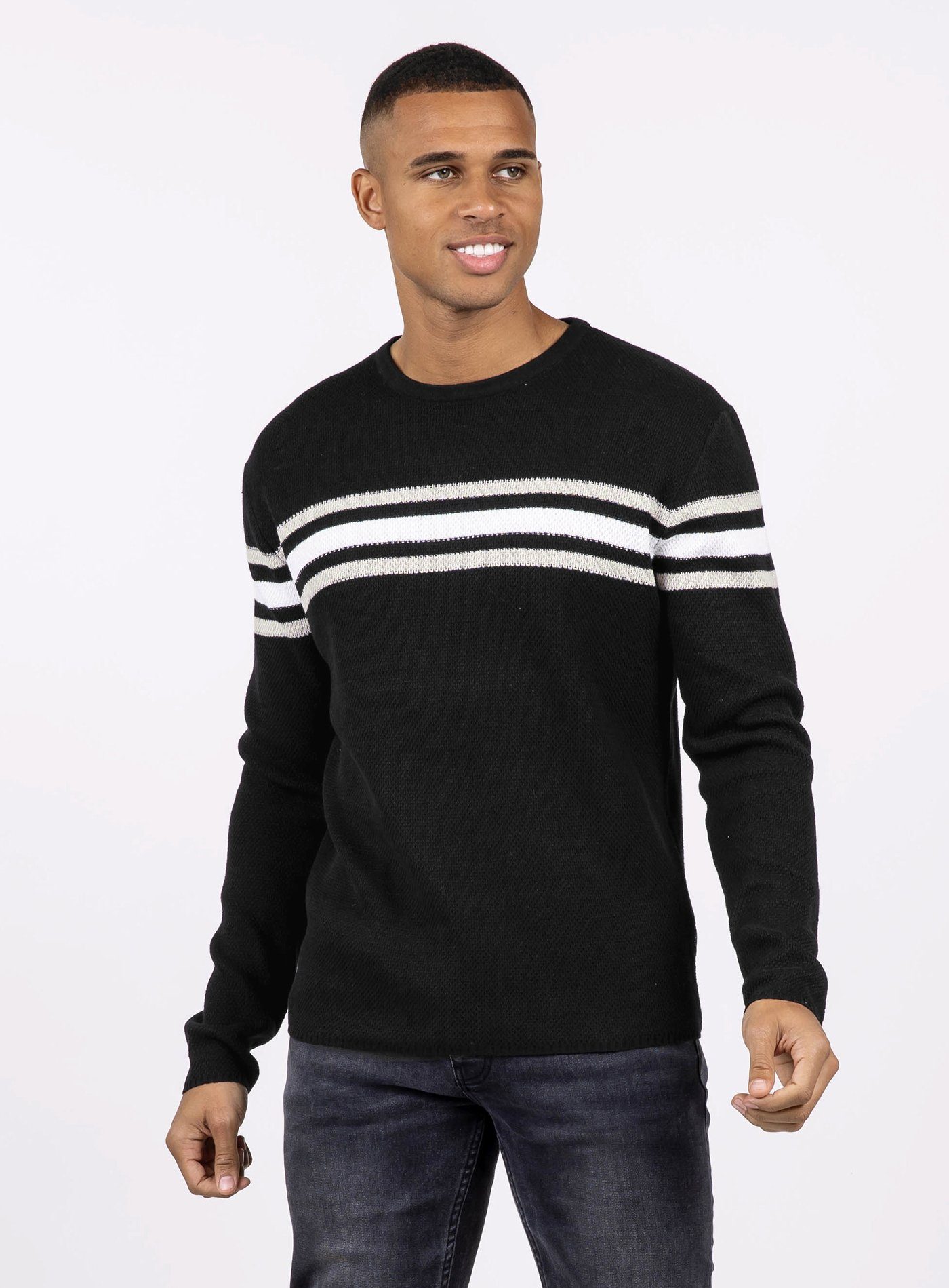 Key Largo Rundhalspullover MST BOOKING round neck (1-tlg)