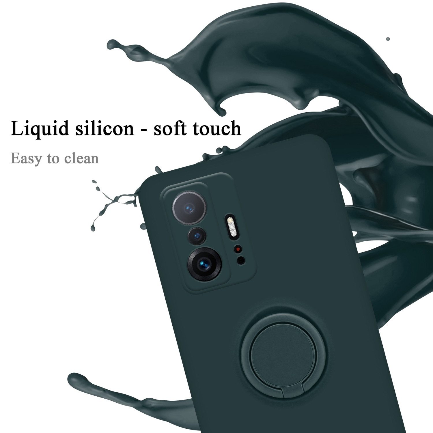 Cadorabo Handyhülle für Xiaomi 11T / 11T PRO Hülle Xiaomi 11T / 11T PRO, Robustes Hard Case - Handy Schutzhülle - Hülle - Back Cover Bumper