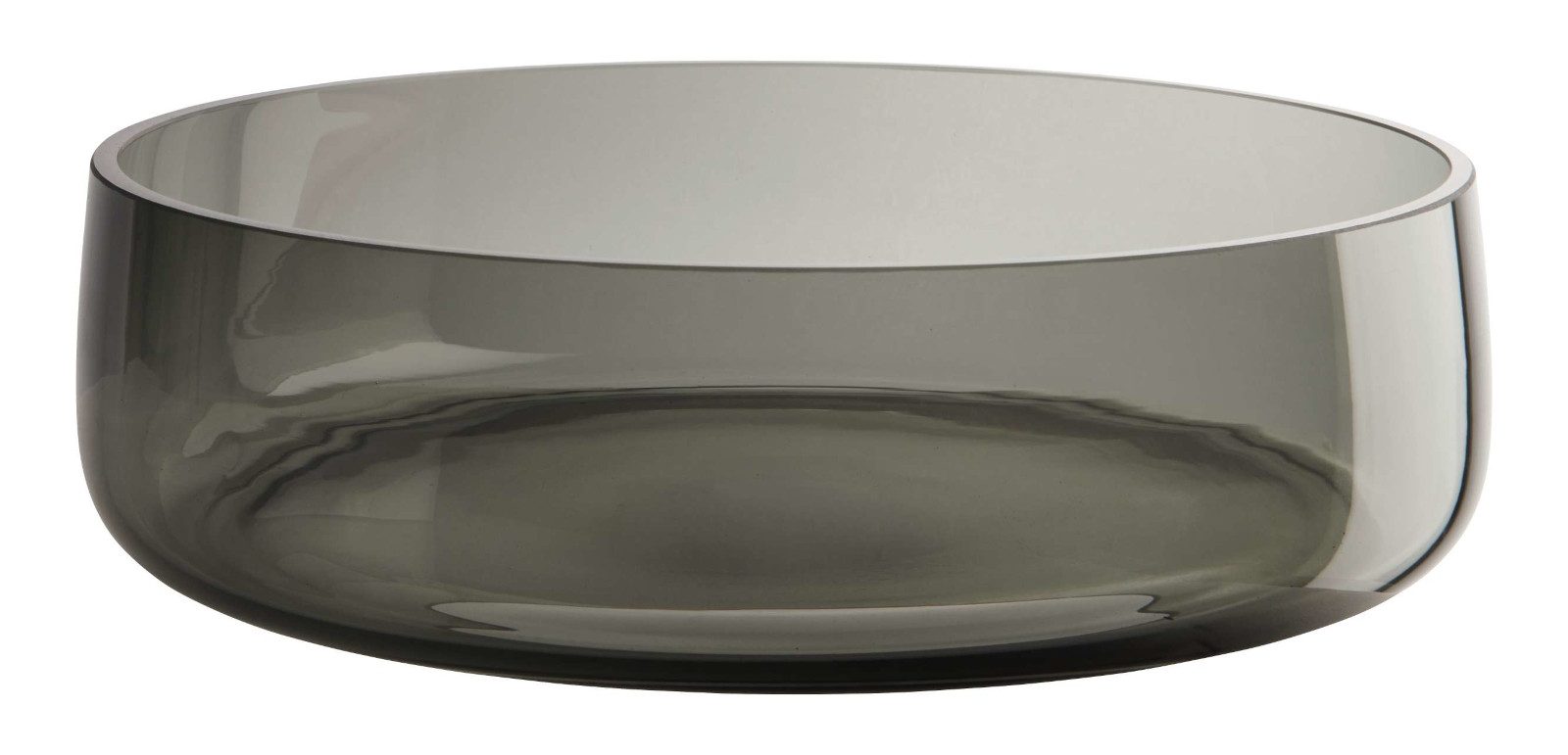 ASA SELECTION Schale Ajana Schale grau Ø 30 cm, Glas, (Schalen), Wohnaccessoires