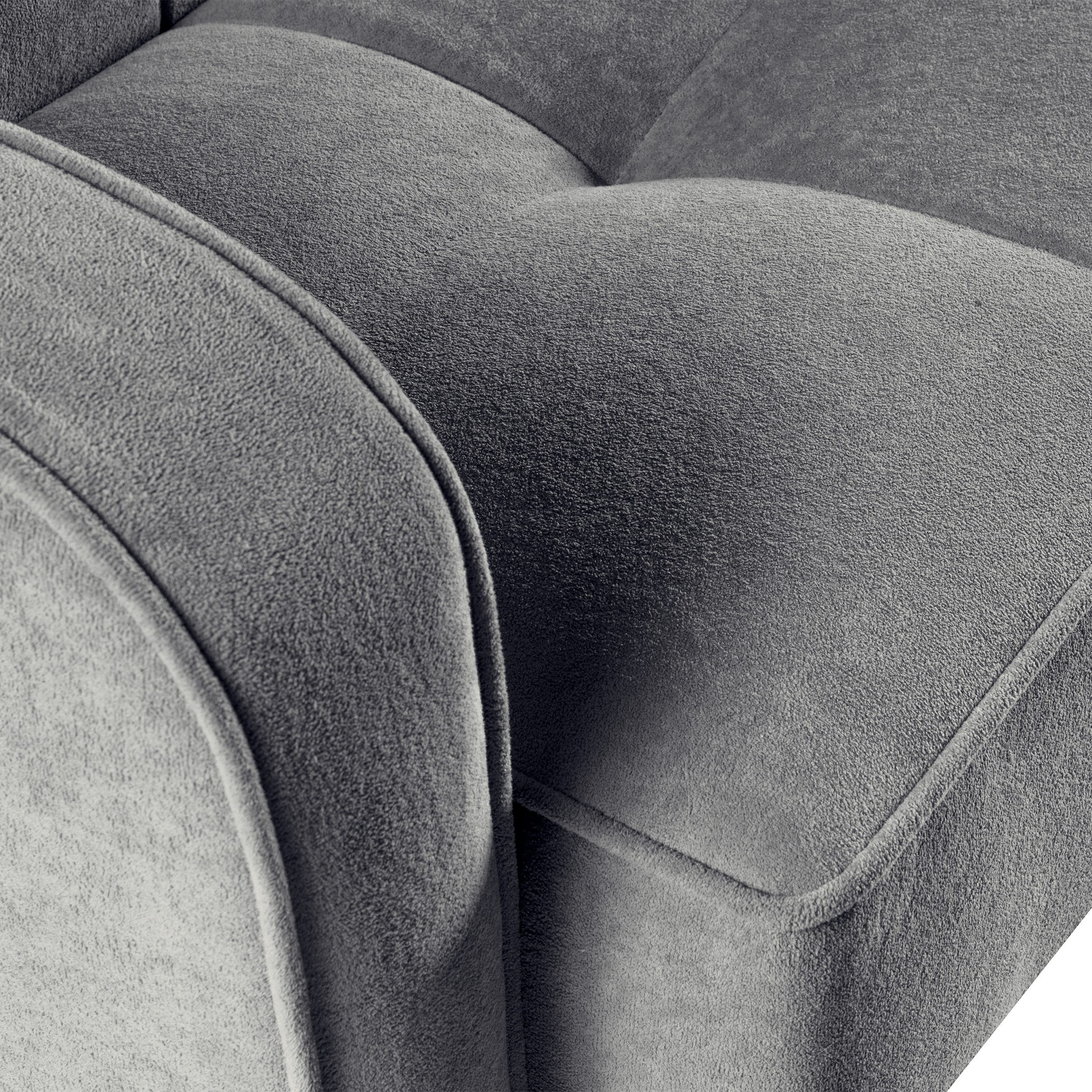 Beautysofa Schlafsofa PAVO 3-Sitzer mit Armlehnen, mit Bettfunktion und Bettkasen