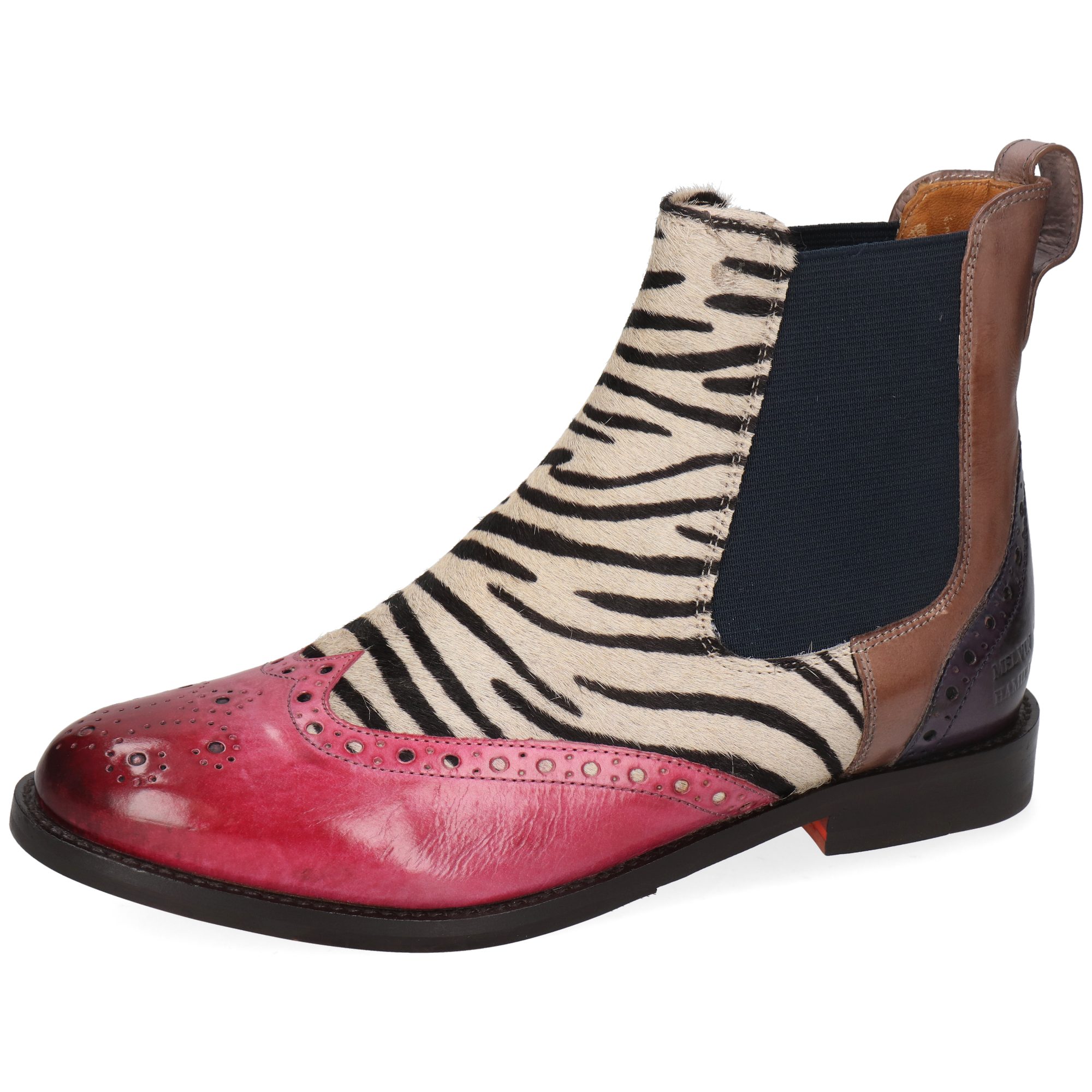 Melvin & Hamilton Selina 29 Leder-Chelsea Boots für Damen Stiefelette Flach günstig online kaufen