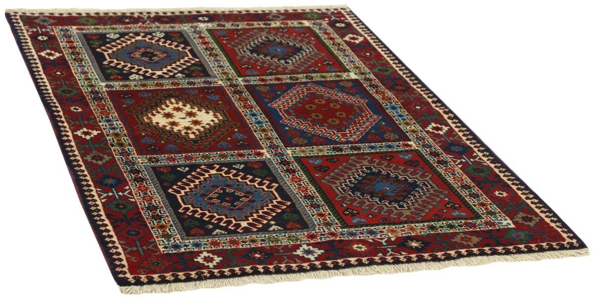 Orientteppich Yalameh 100x143 Handgeknüpfter rechteckig, Trading, / Perserteppich, Nain Orientteppich 12 Höhe: mm