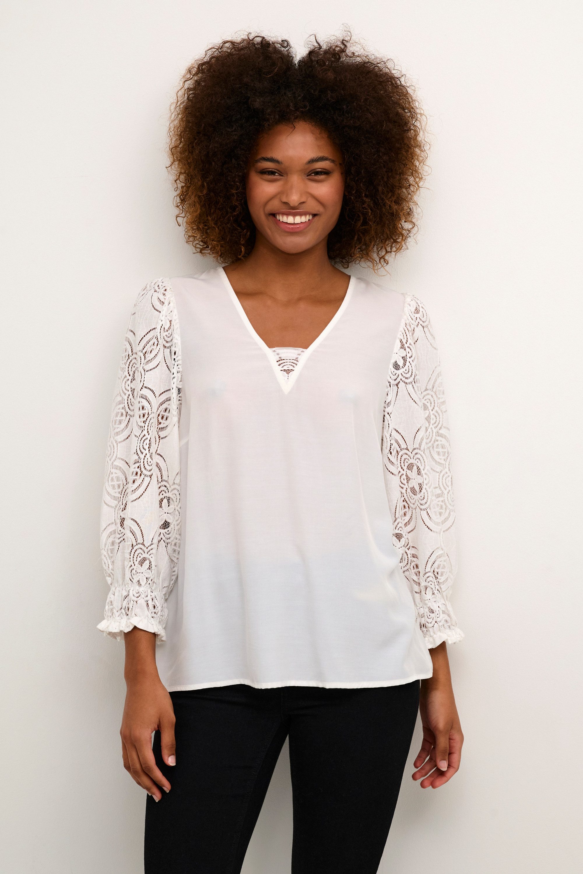 Culture Langarmbluse Bluse langarm CUasmine