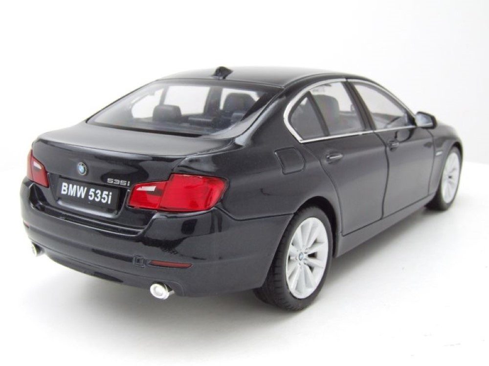 Welly Modellauto BMW 535i F10 2010 schwarz metallic, Maßstab 1:24