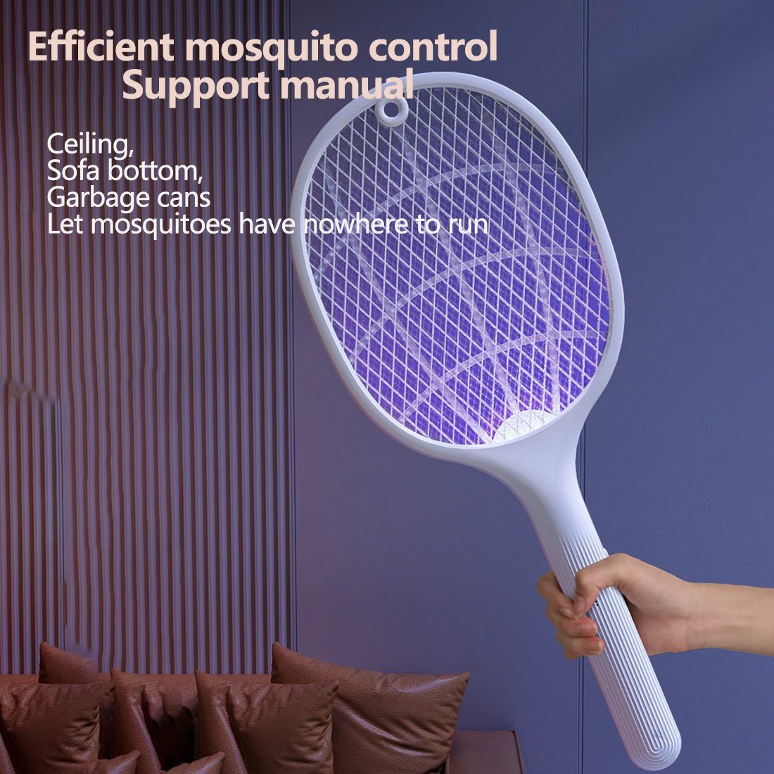 XN01 Elektrisch fiegenklatsche Mückenklatsche Weiß YOOdy~ Fliegenklatsche muckenklatsche