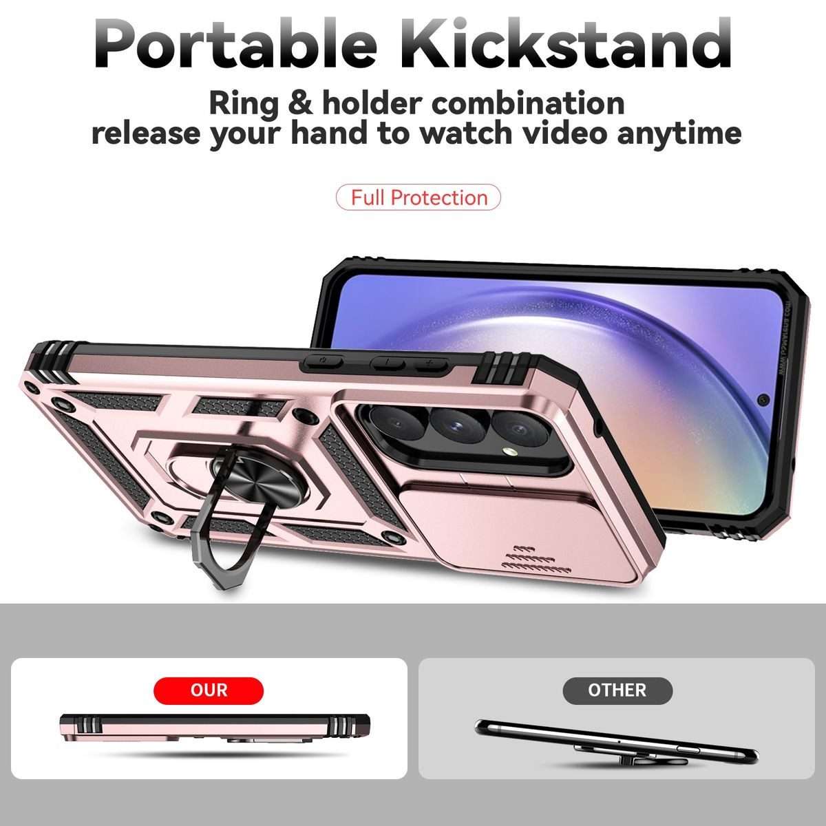 König Design Handyhülle Samsung Galaxy A55 5G, Schutzhülle Case Cover Backcover Etuis Bumper