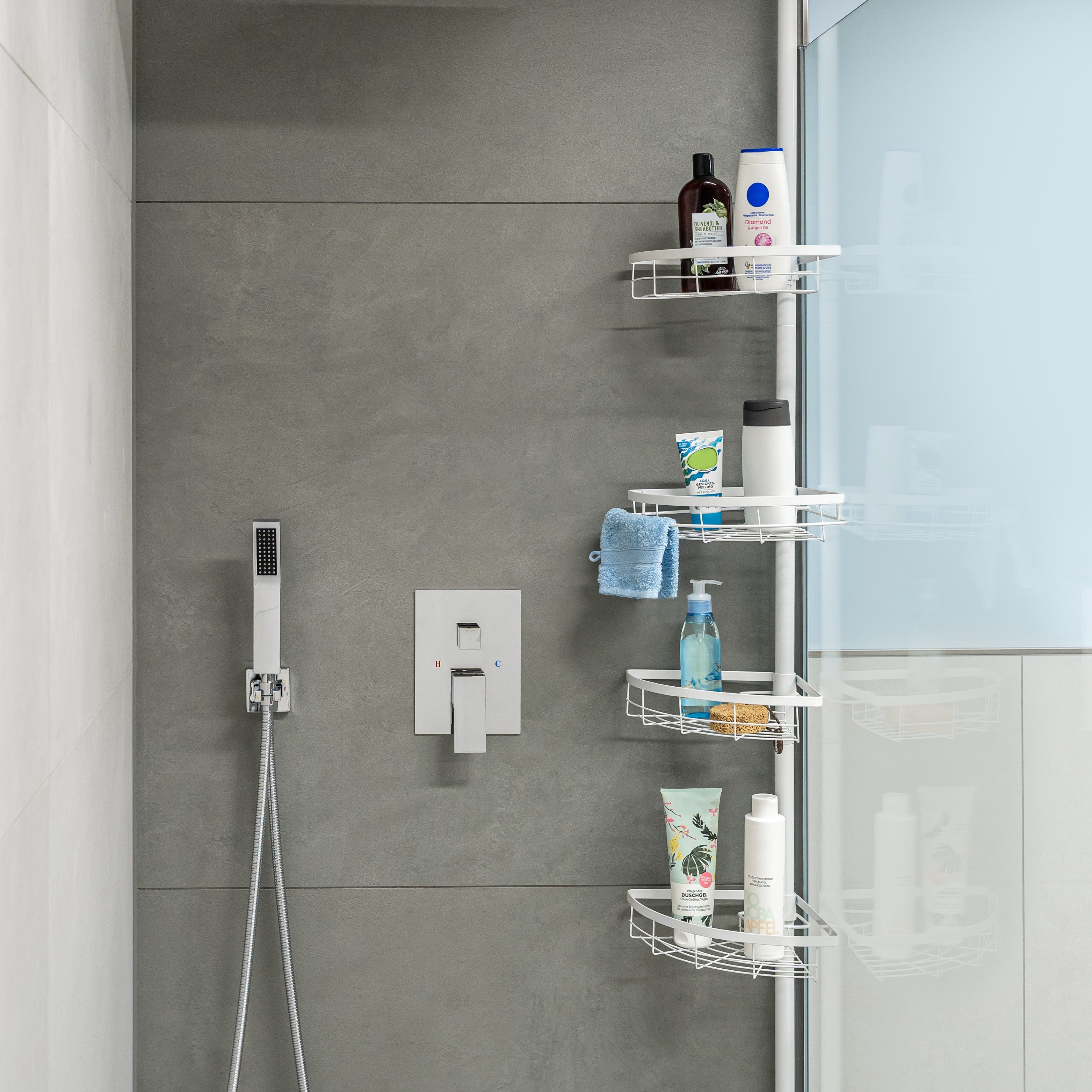 bremermann Teleskopregal Teleskop-Eckregal, 4 Körbe, Teleskop-Stange bis ma günstig online kaufen