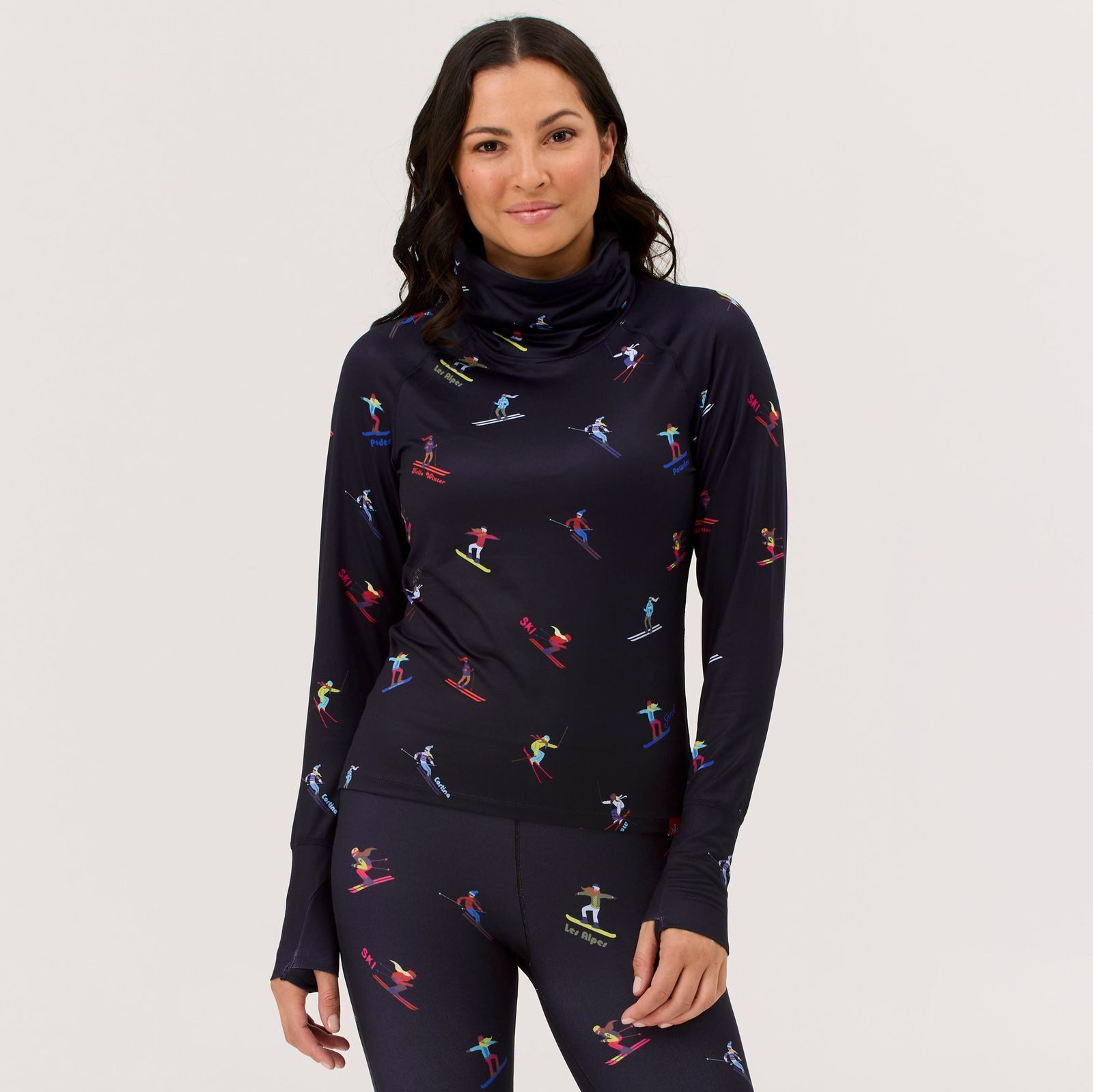 Krimson Klover Langarmshirt Multi Skiers Top (1-tlg)