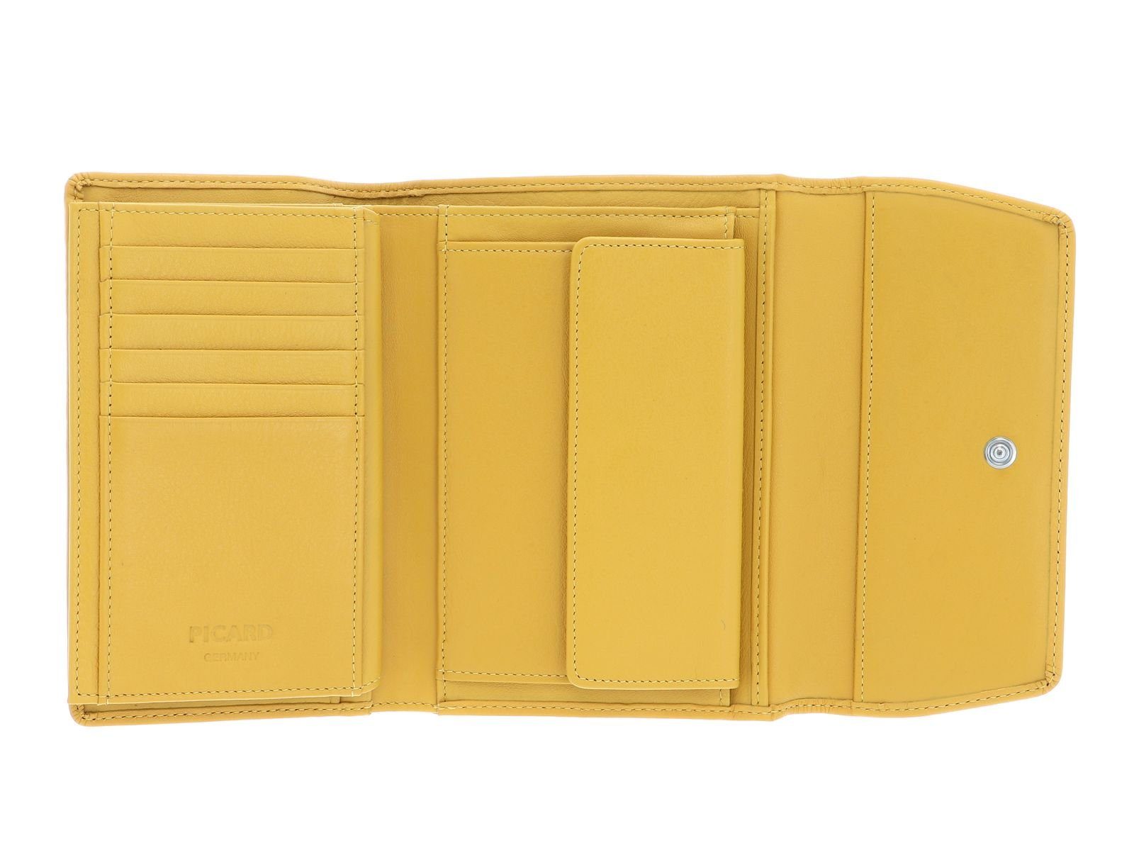 Picard Geldbörse Flap Wallet, aus echtem Rindsleder