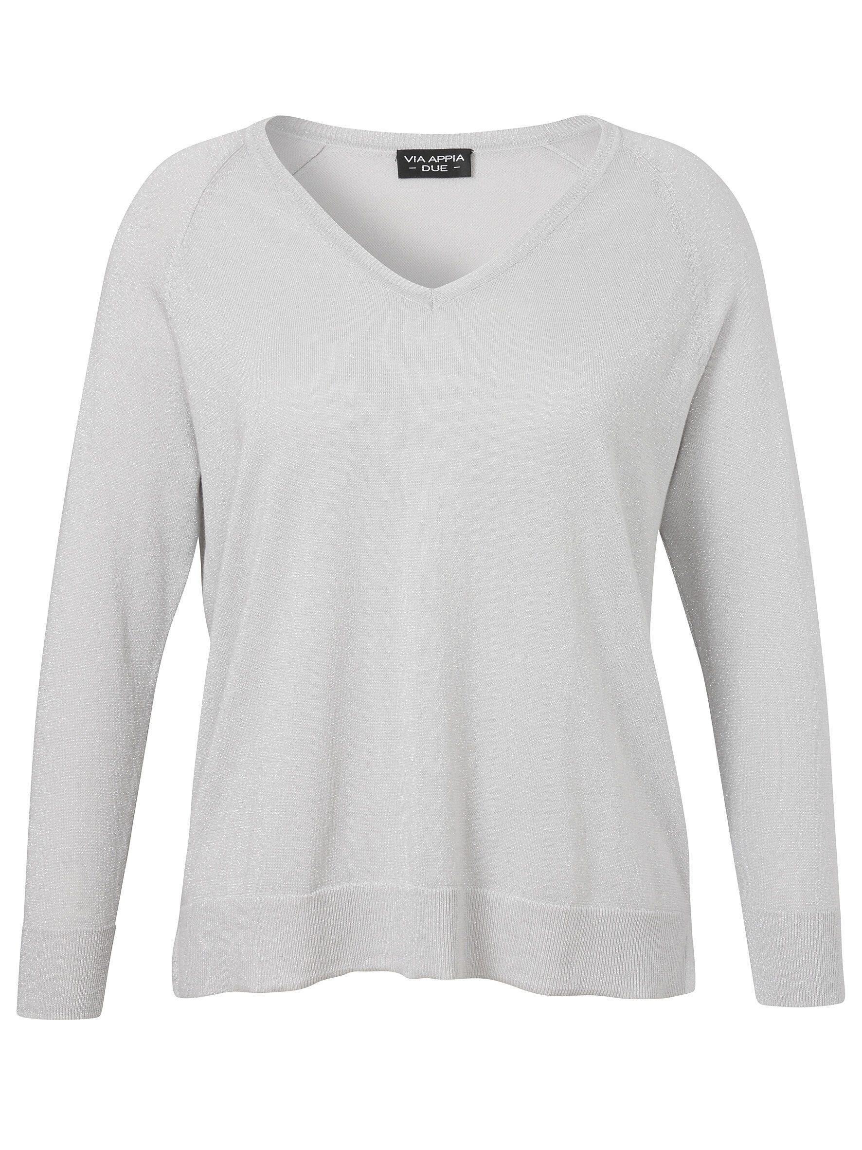 V-Ausschnitt-Pullover