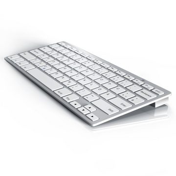 CSL Wireless-Tastatur (Bluetooth Keyboard, Ultra dünnes Design, ergonomisch & trageleicht)