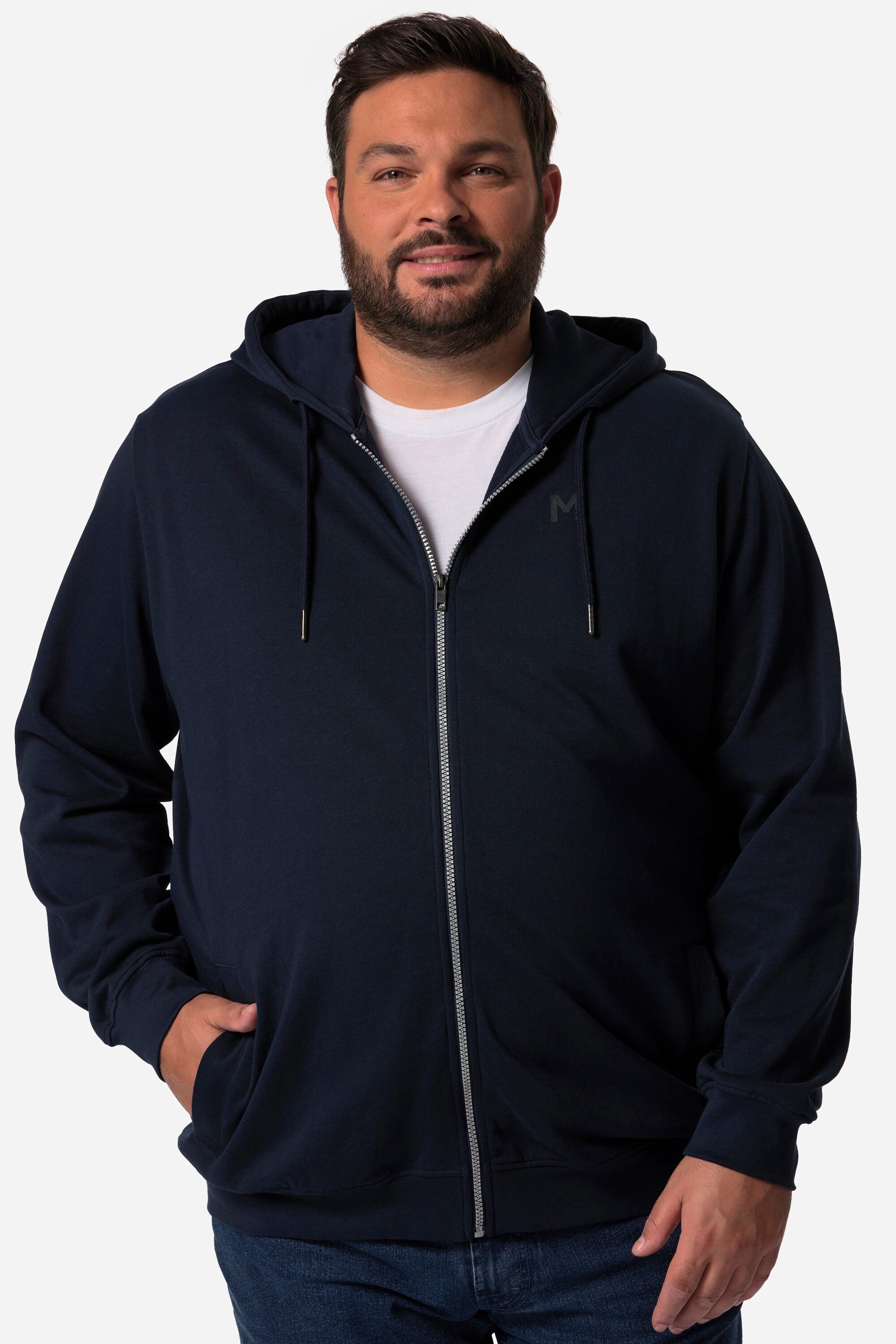 Fleecejacke Hoodie-Jacke Kapuze Zipper