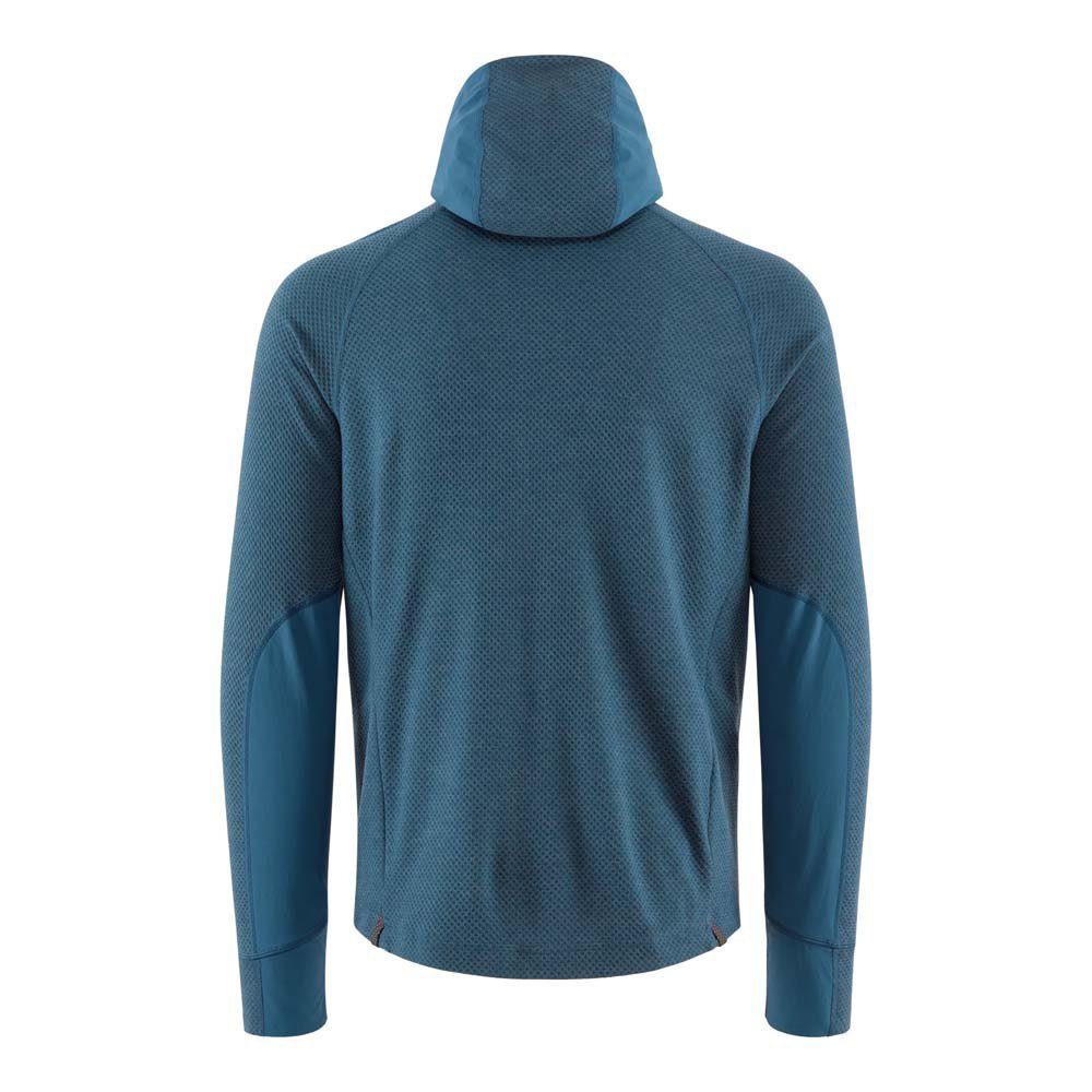 Norna® für Kapuzen-Sweater Herren aus Hugin Blue - Monkshood Fleecejacke Klättermusen