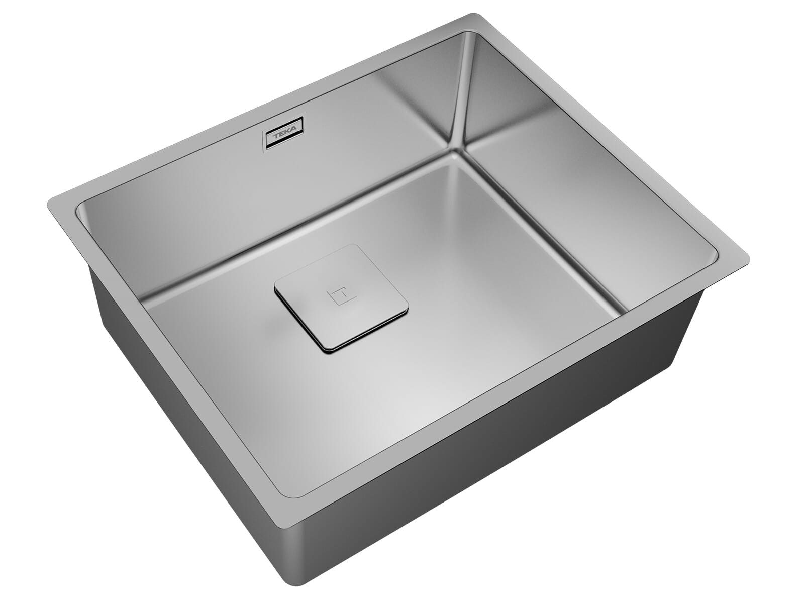 Teka Edelstahlspüle, rechteckig, 54/44 cm, (1 St)
