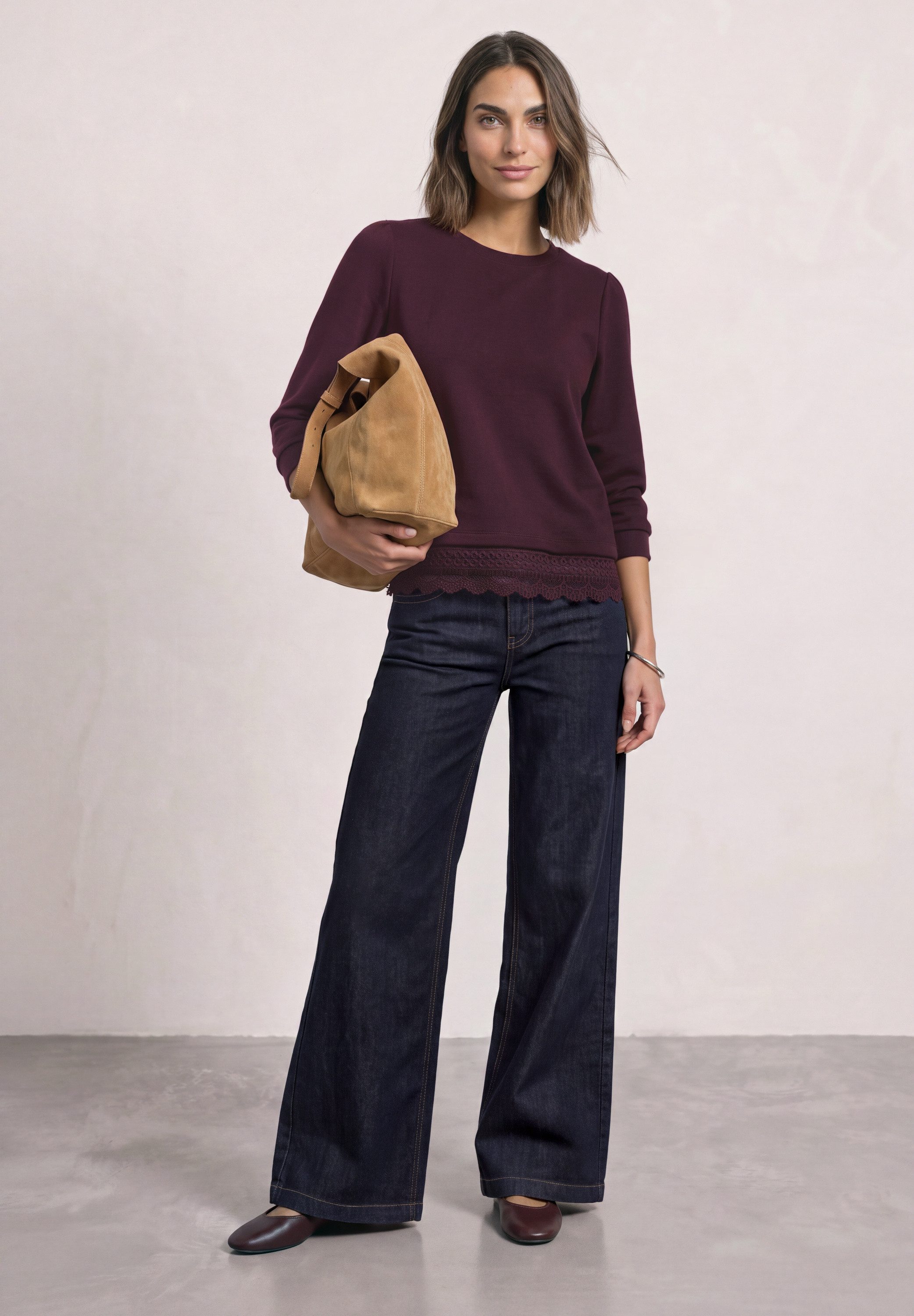 STREET ONE 3/4-Arm-Shirt mit Spitze – Bild 3 von 5