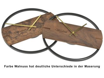 Waidzeit Austria Wanduhr Novum (30cm, Holz mit Metallrahmen)
