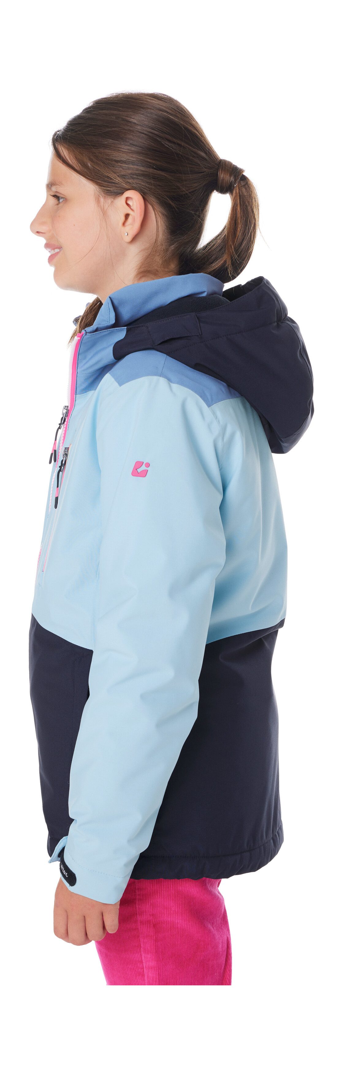 Killtec Skijacke KSW 331 GRLS SKI JCKT Atmungsaktive, wasserdichte Jacke mit Fleece-Innenseite, Skipasstasche