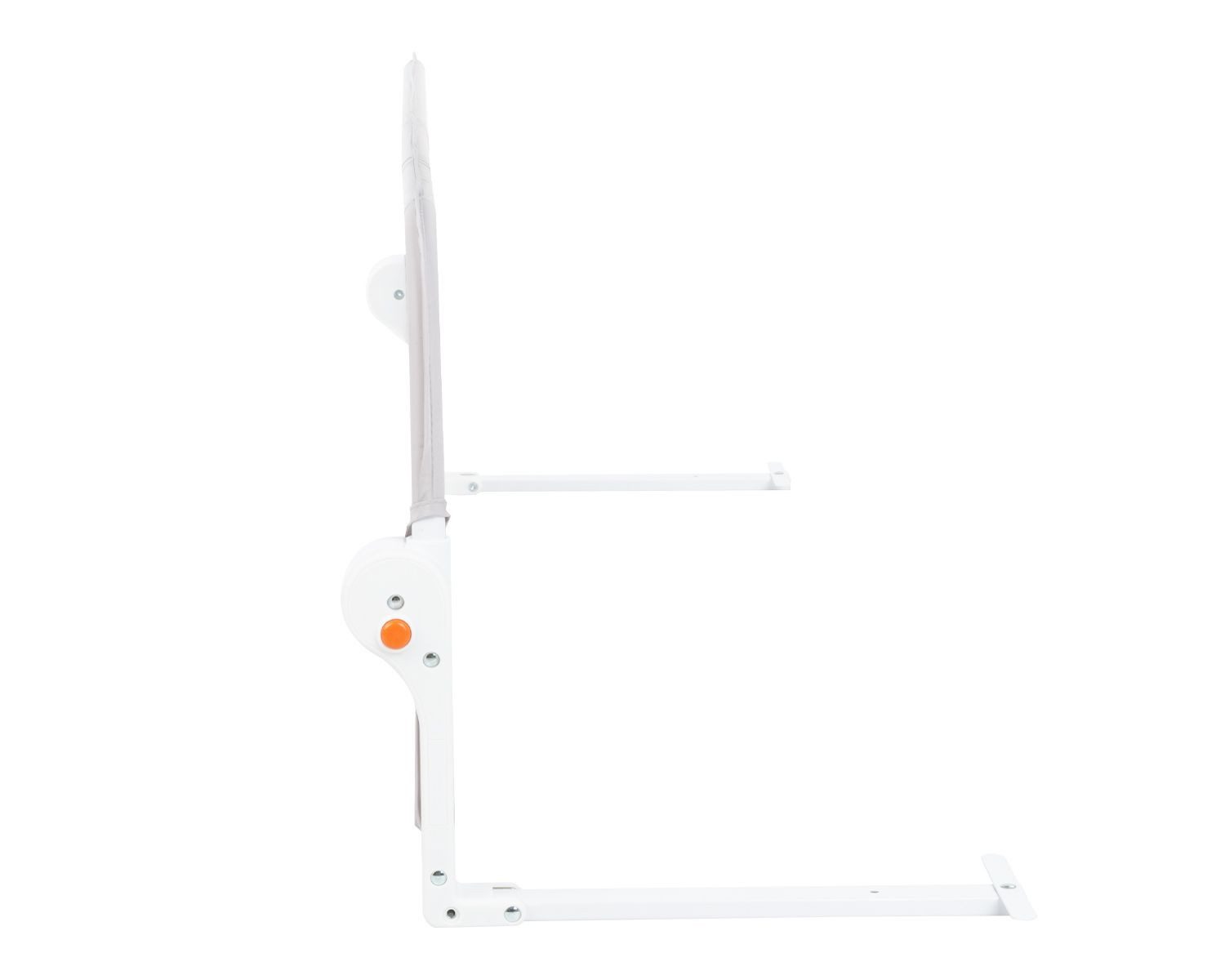 Kikkaboo Bettschutzgitter I am safe 150 cm, ab 18 Monaten, ohne Werkzeug montierbar, für Matratzen 12–20 cm