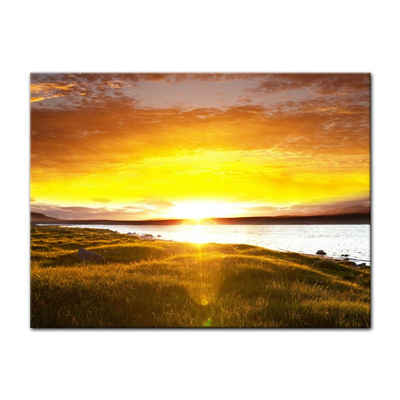 Bilderdepot24 Leinwandbild Sunset - Sonnenuntergang, Landschaften