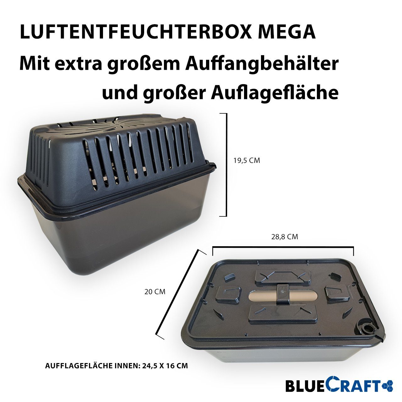 BlueCraft Luftentfeuchter Nachfüllpack Granulat Box Raumenfeuchter + 10x 1k günstig online kaufen