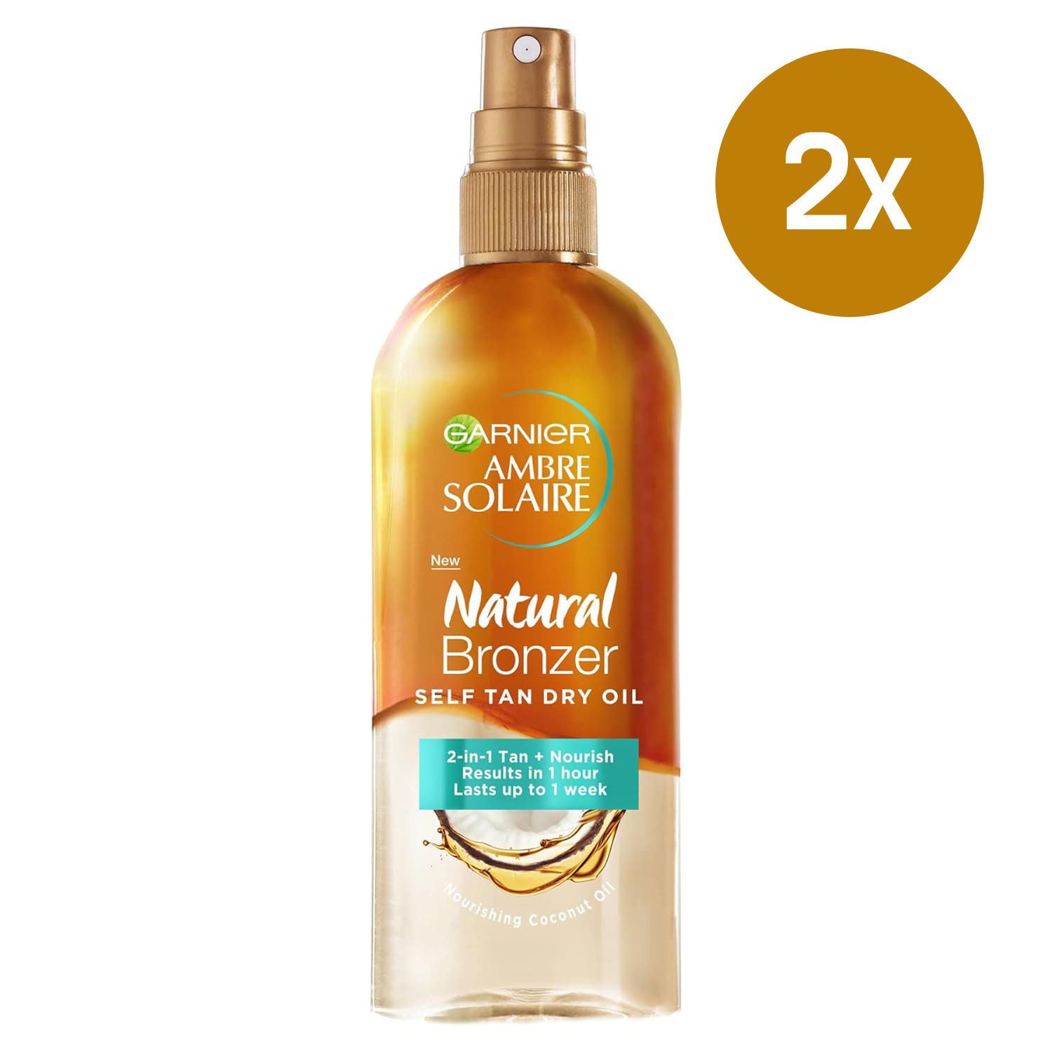 Selbstbräunungsöl Ambre Solaire Natural Bronzer 2in1 Self Tan Oil Coconut 150 ml
