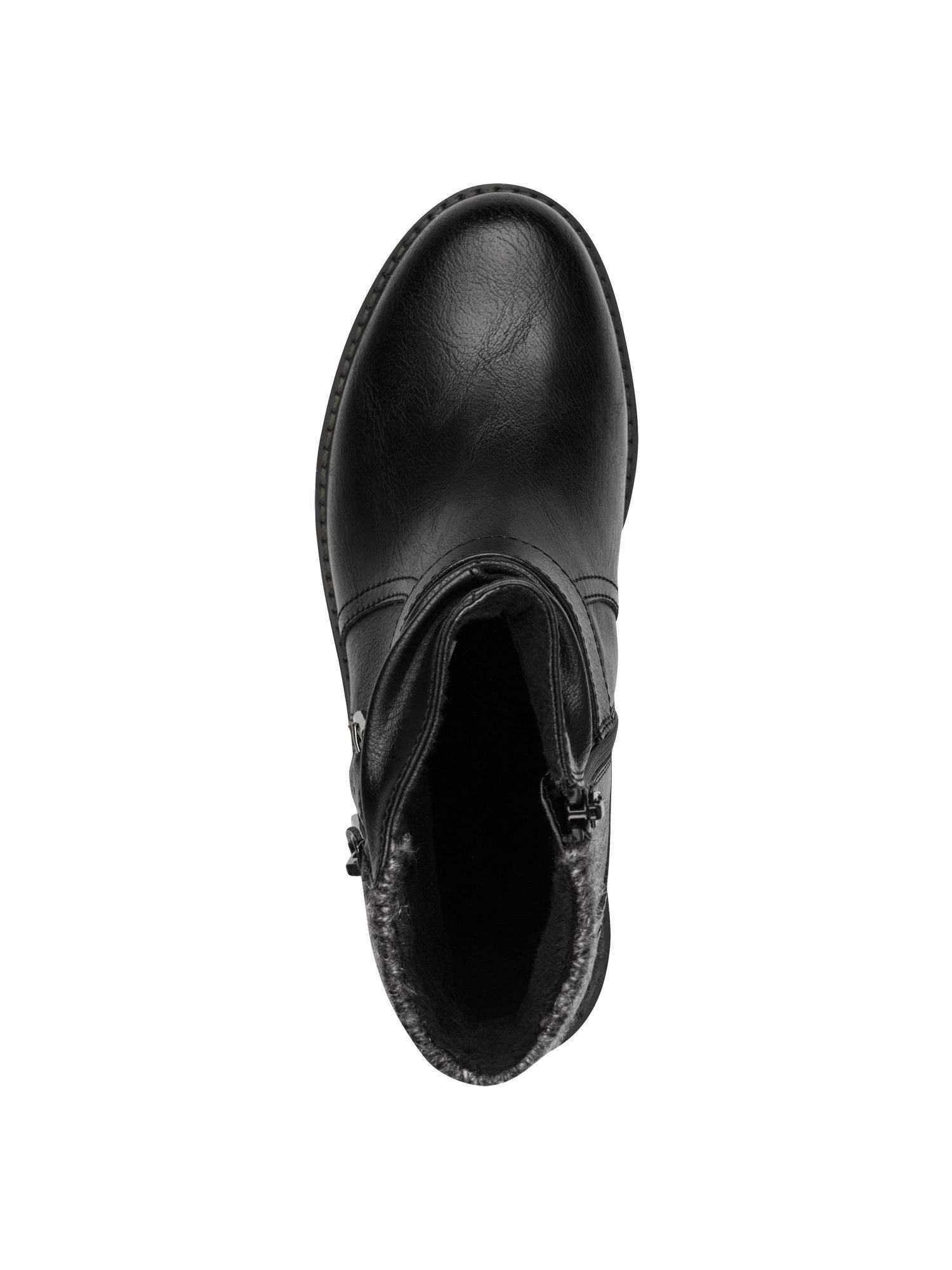 Jana Vegan, Tex, Mehrweite Warm gefüttert Blockabsatz Stiefelette Vegan