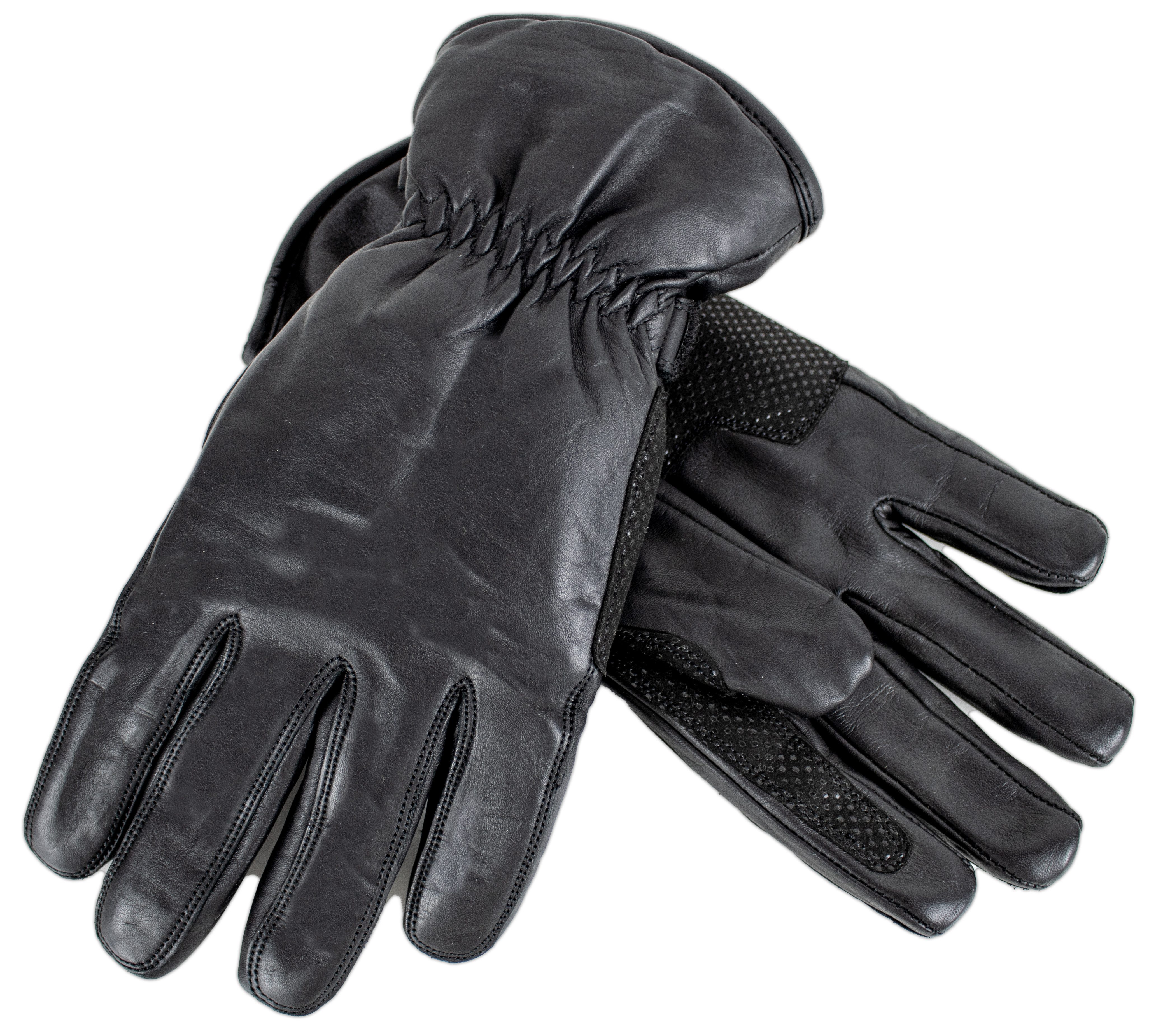 MDM Lederhandschuhe Motorradhandschuhe Leder Aramid verstärkt abriebfest Biker (Einzelpaar) Aramid-Innenfutter – schnittfest, hitzebeständig & abriebfest